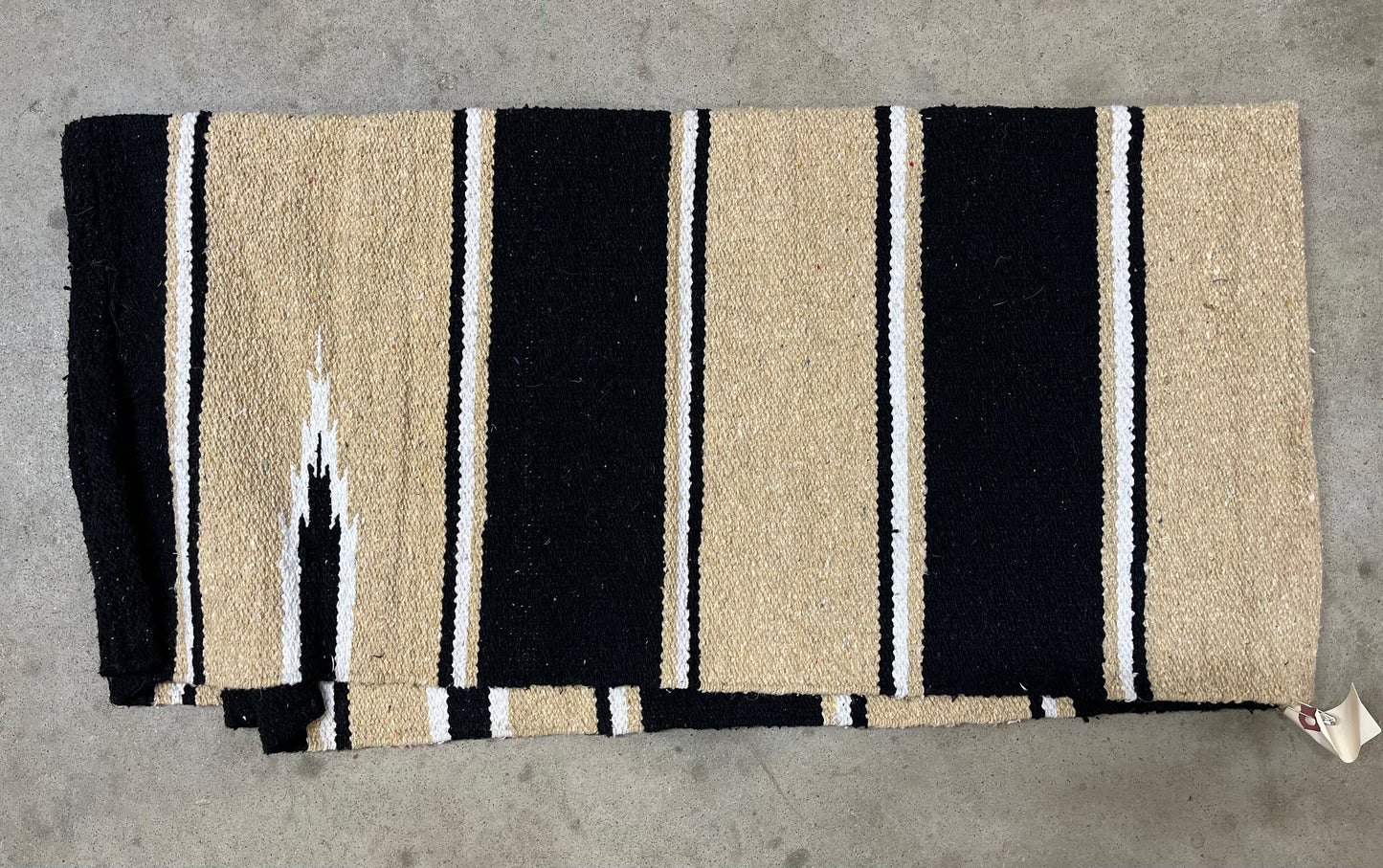 Tan & Black Saddle Blanket