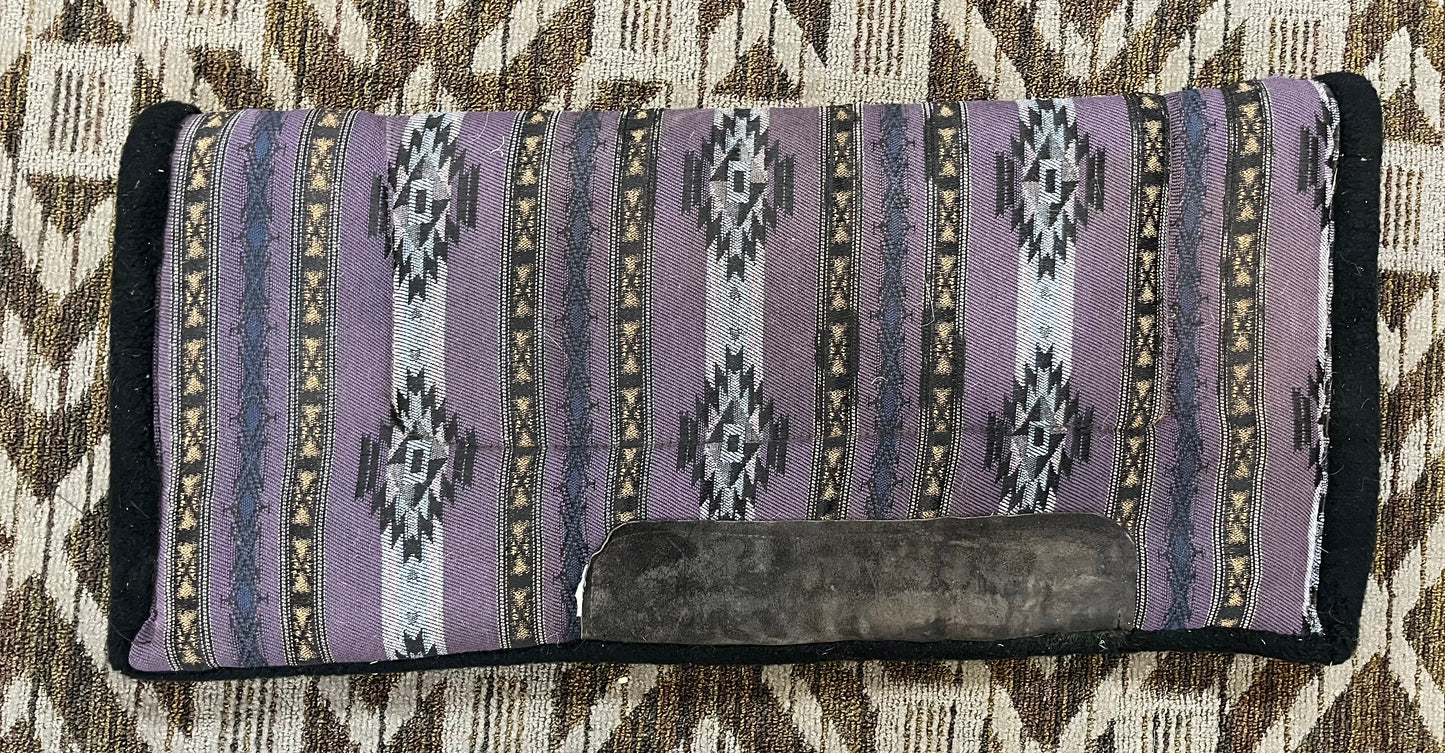 Purple Fleece Saddle Pad