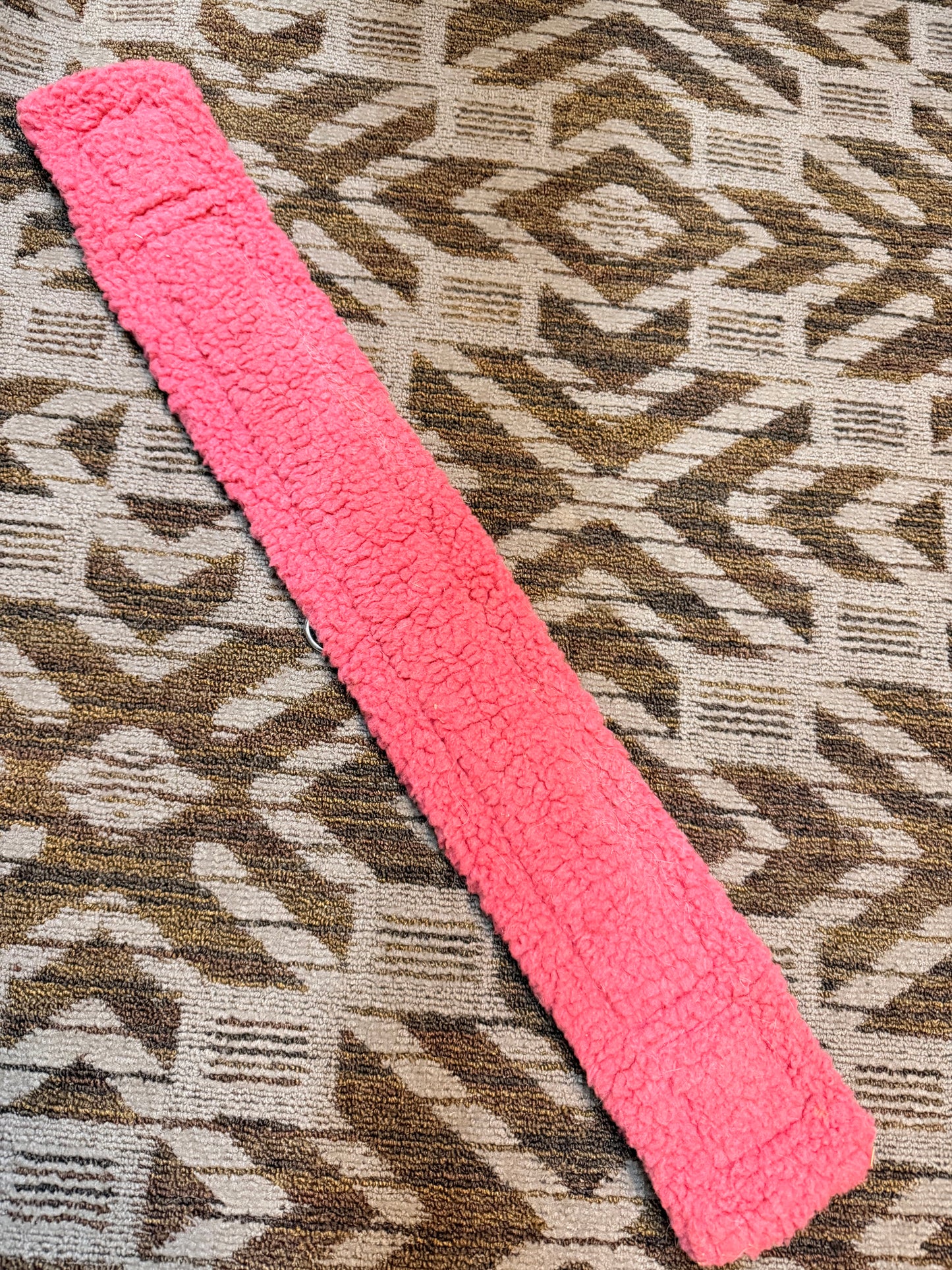 Pink Fleece Cinch - 34”