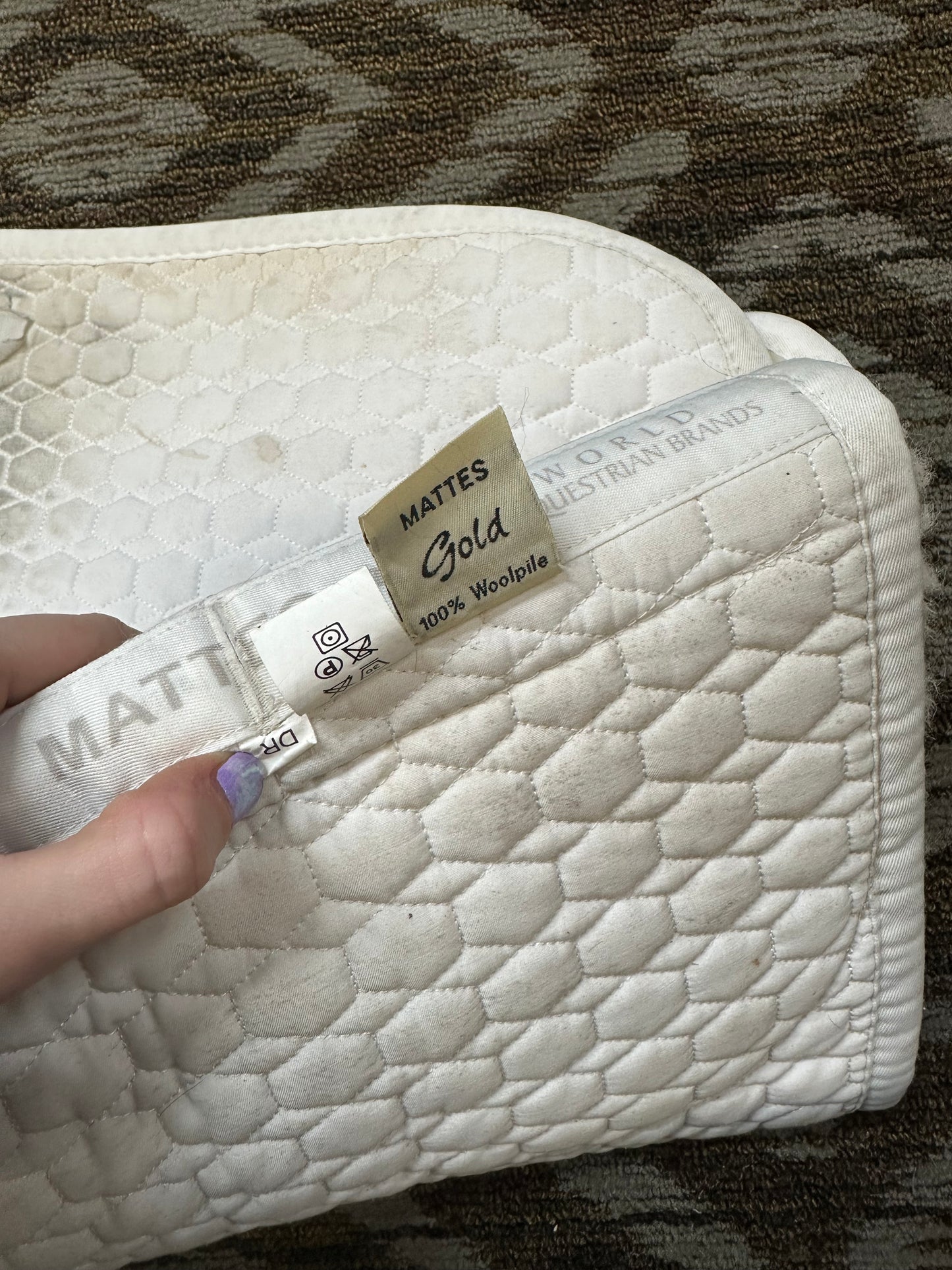 Mattes Gold Dressage Pad