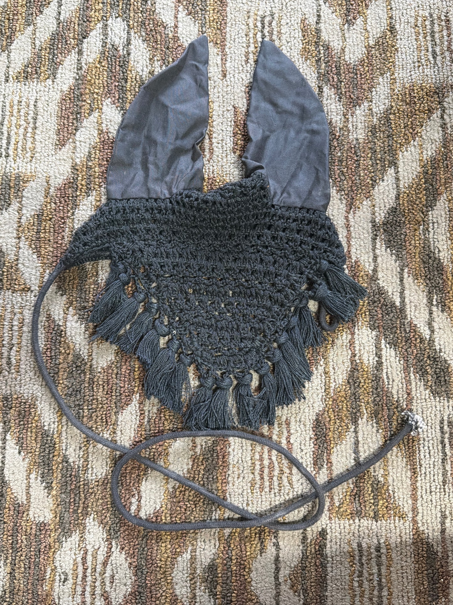 Black Tassel Bonnet