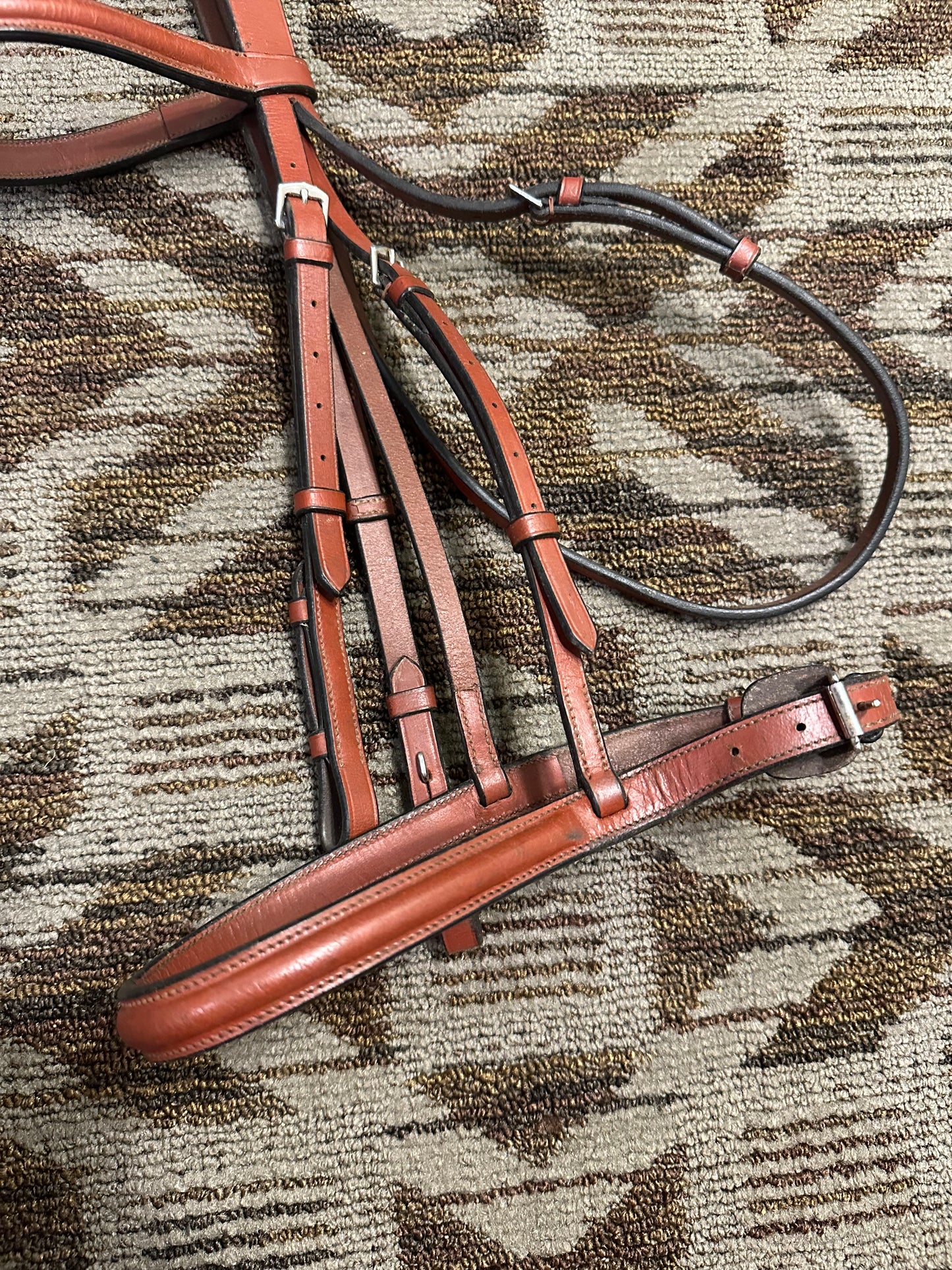 Red Leather Bridle