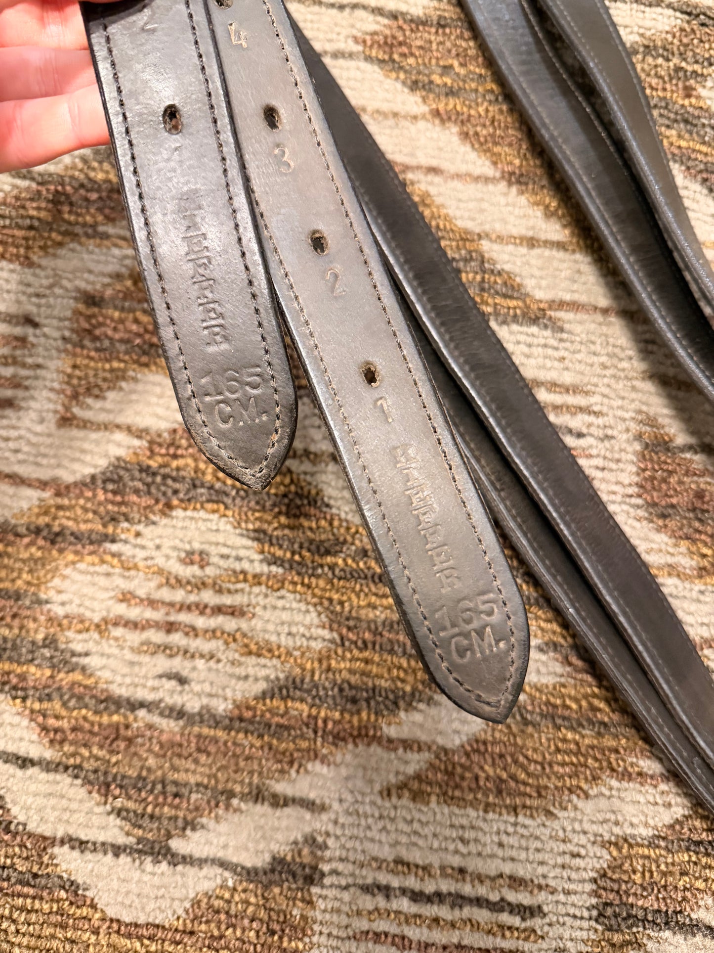 Kieffer Stirrup Leathers - 165cm