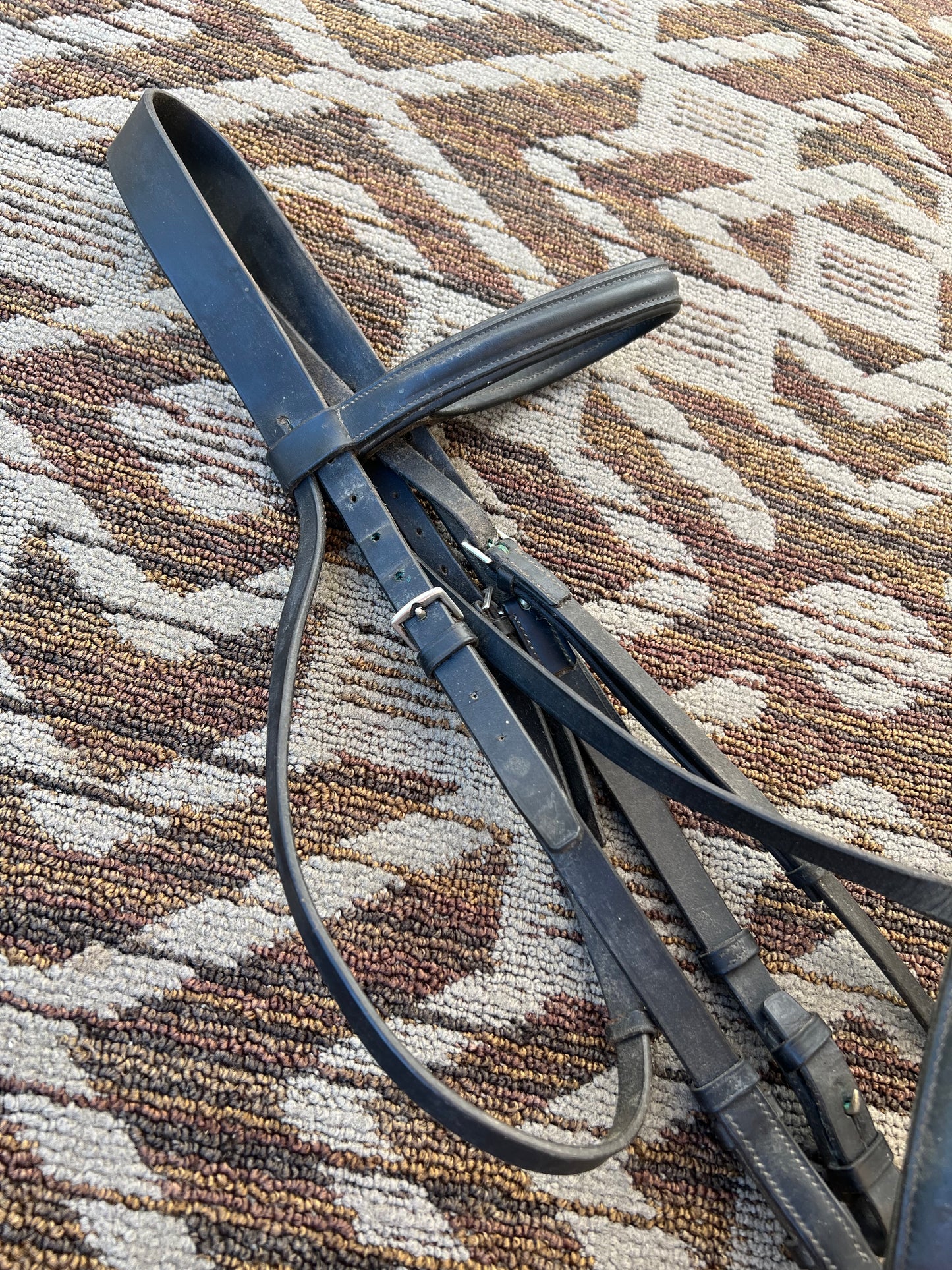 Black Dressage Bridle