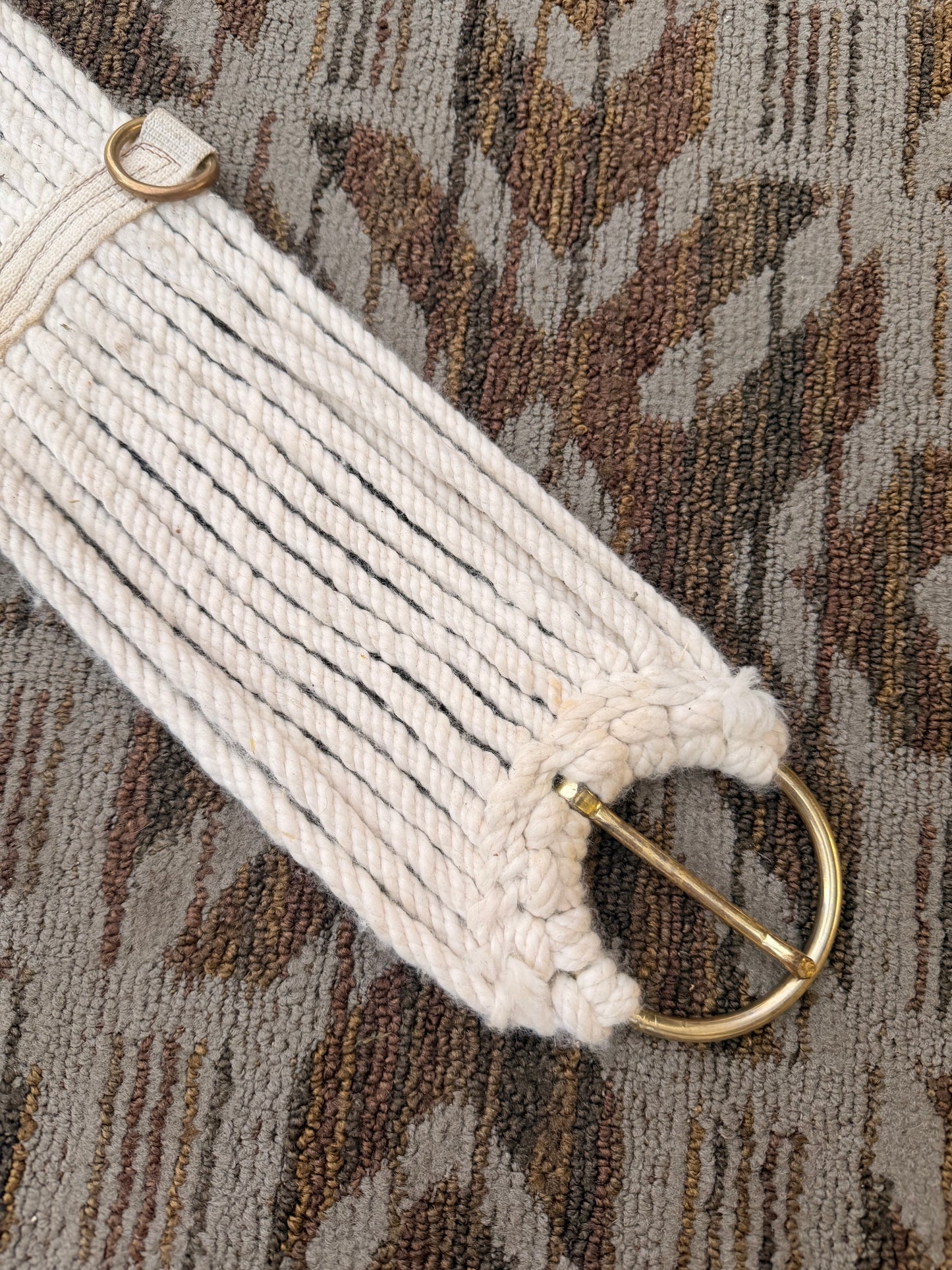Rope Cinch w/ Brass Hardware - 26”