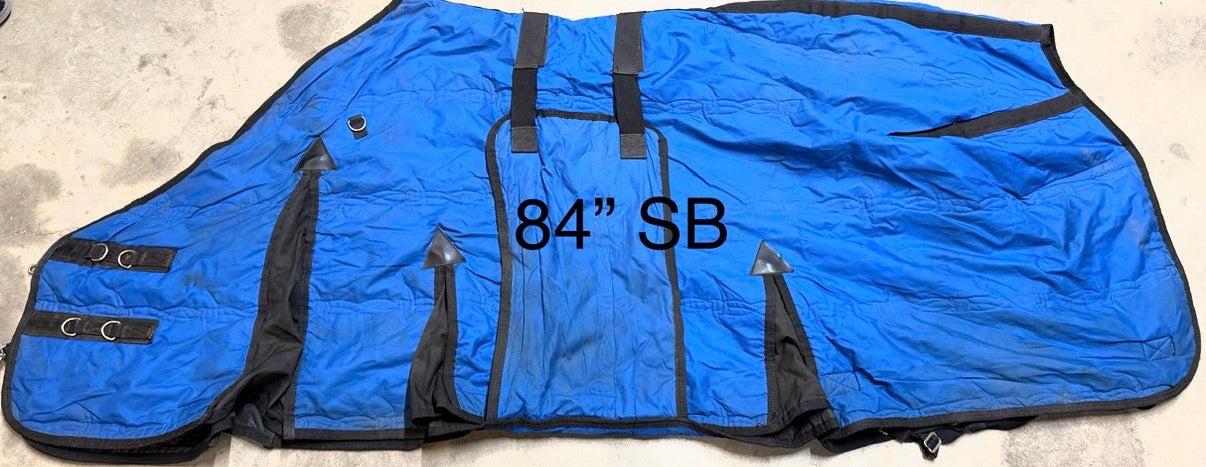 Blue Stable Blanket - 84”