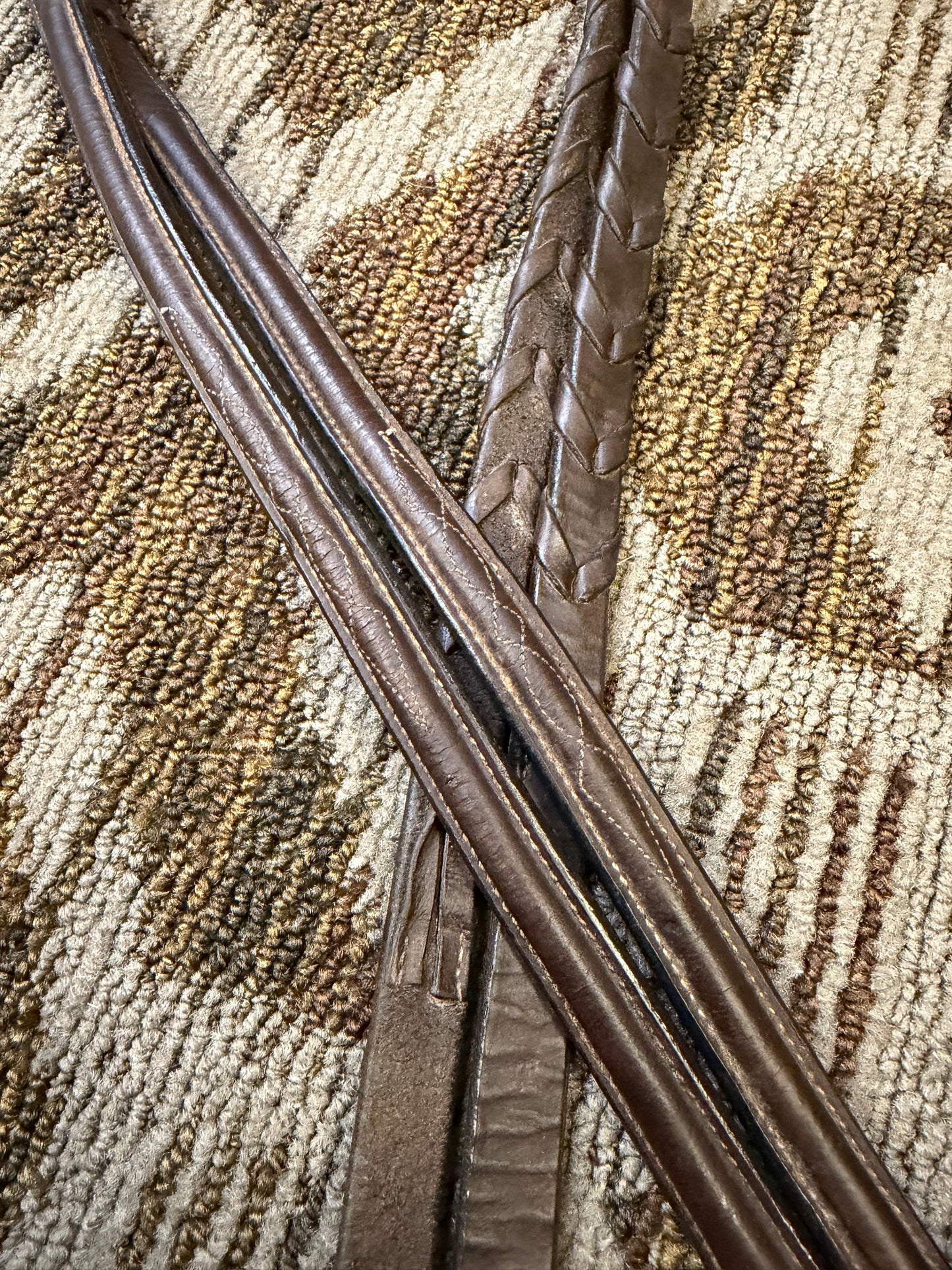 Fancy Stitch Laced Reins