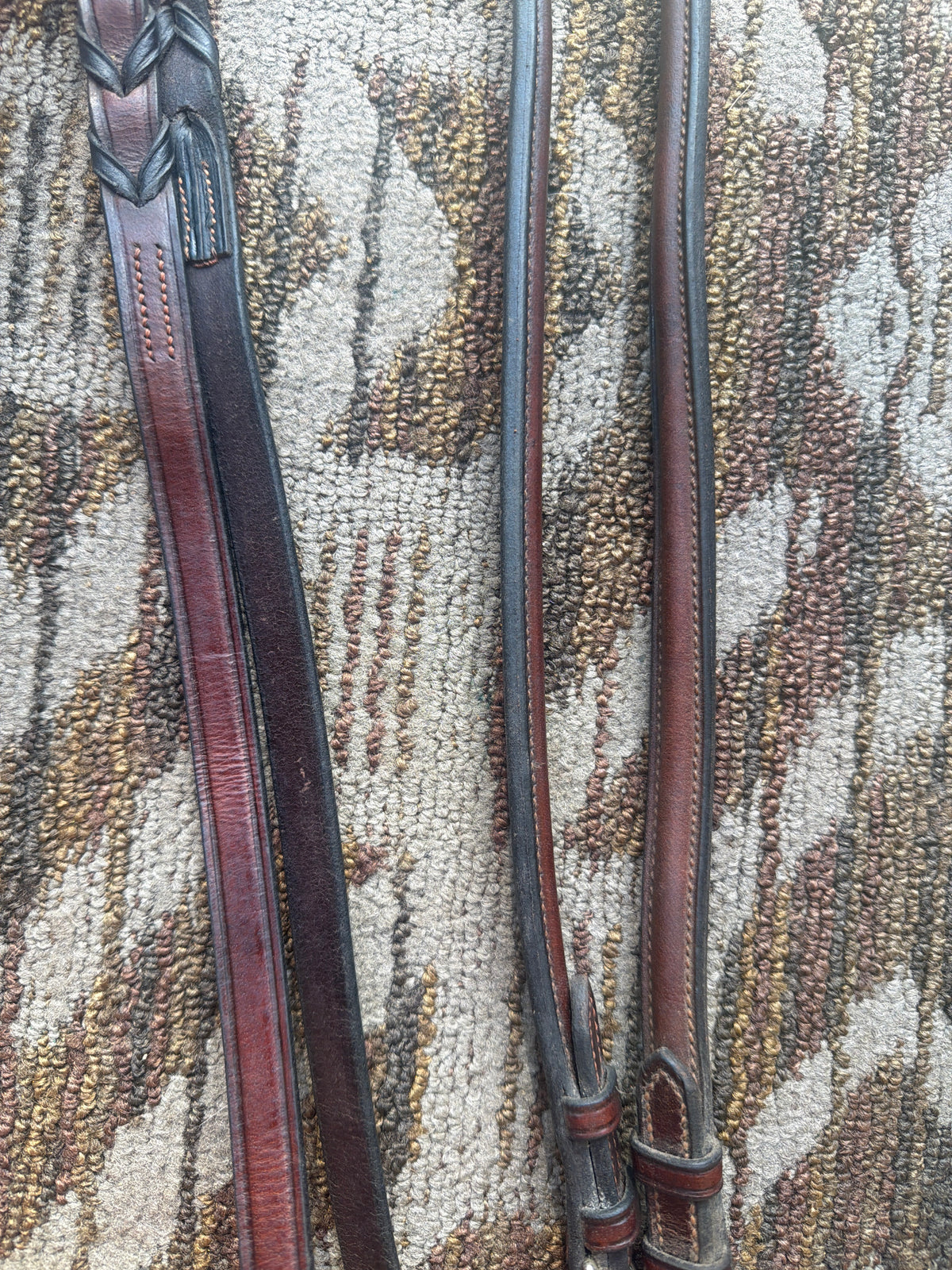 Reddish Brown Laced Reins