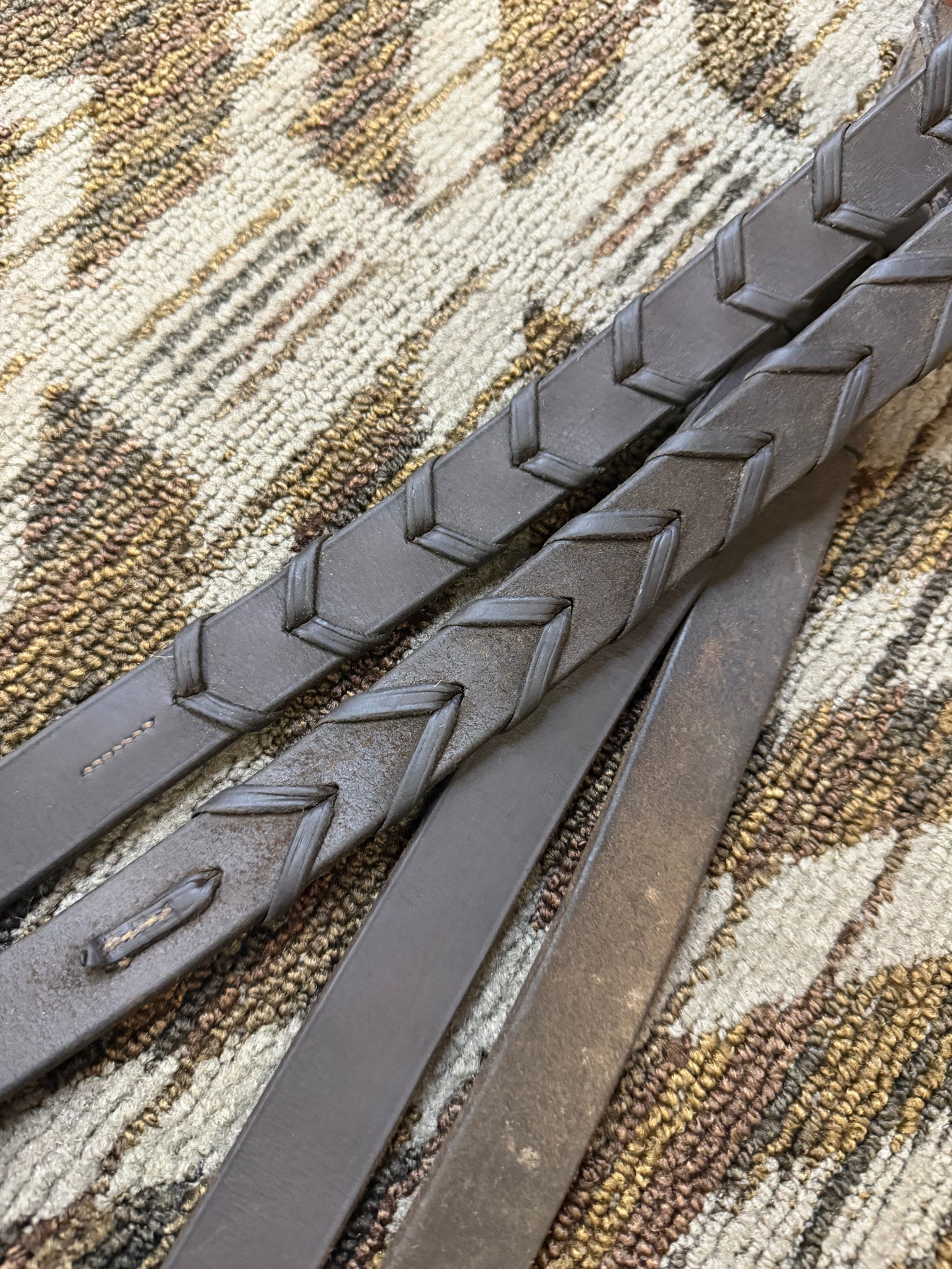 Wide Laced Reins
