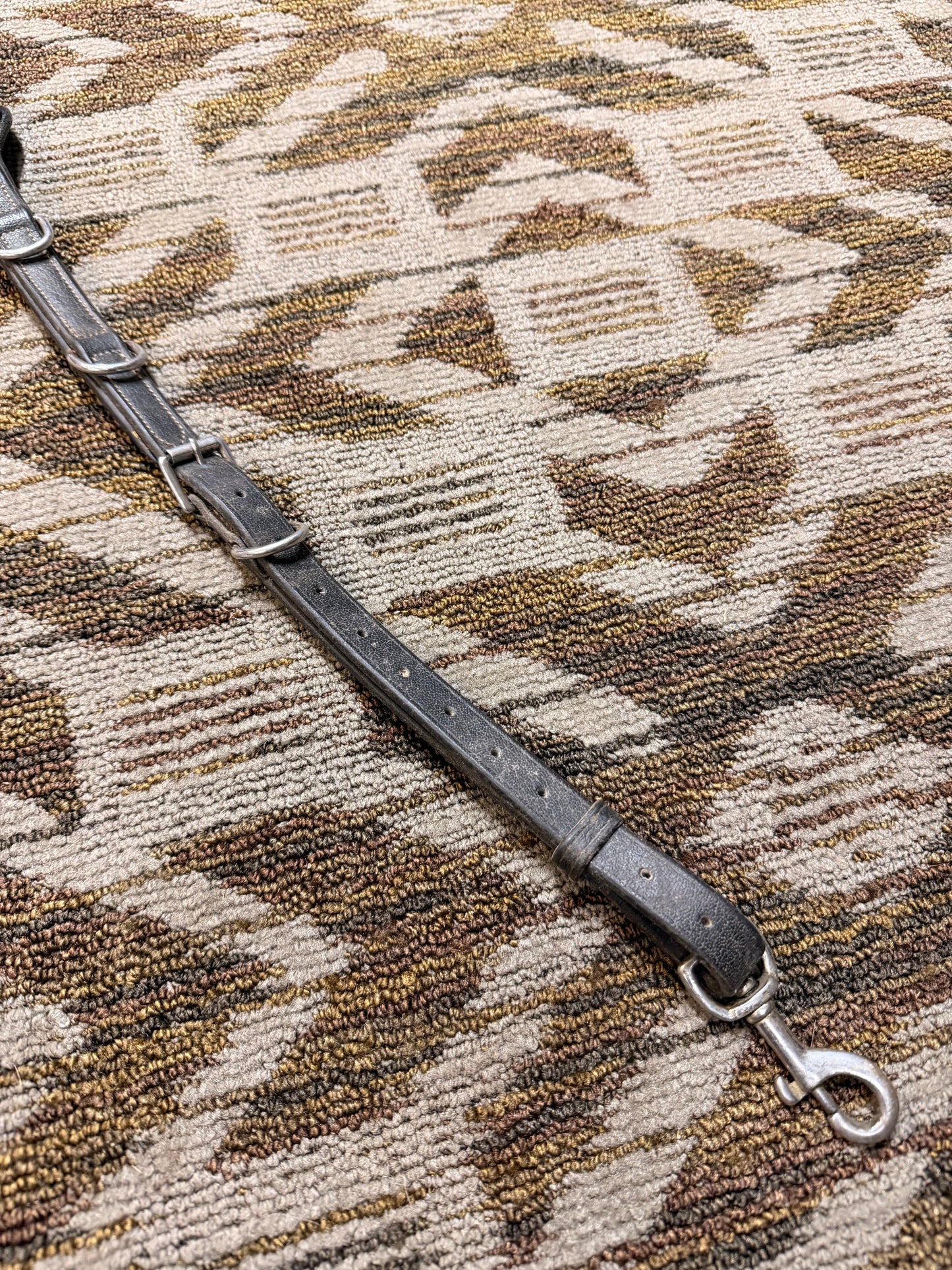 Black Padded Fancy Stitched Breastplate