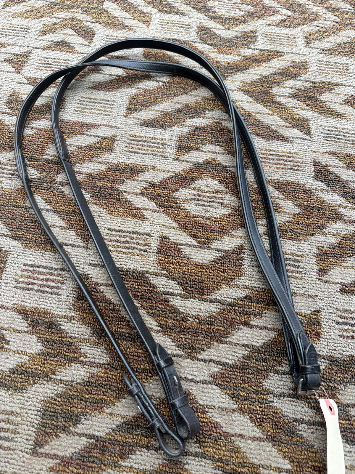 Black Lined Reins