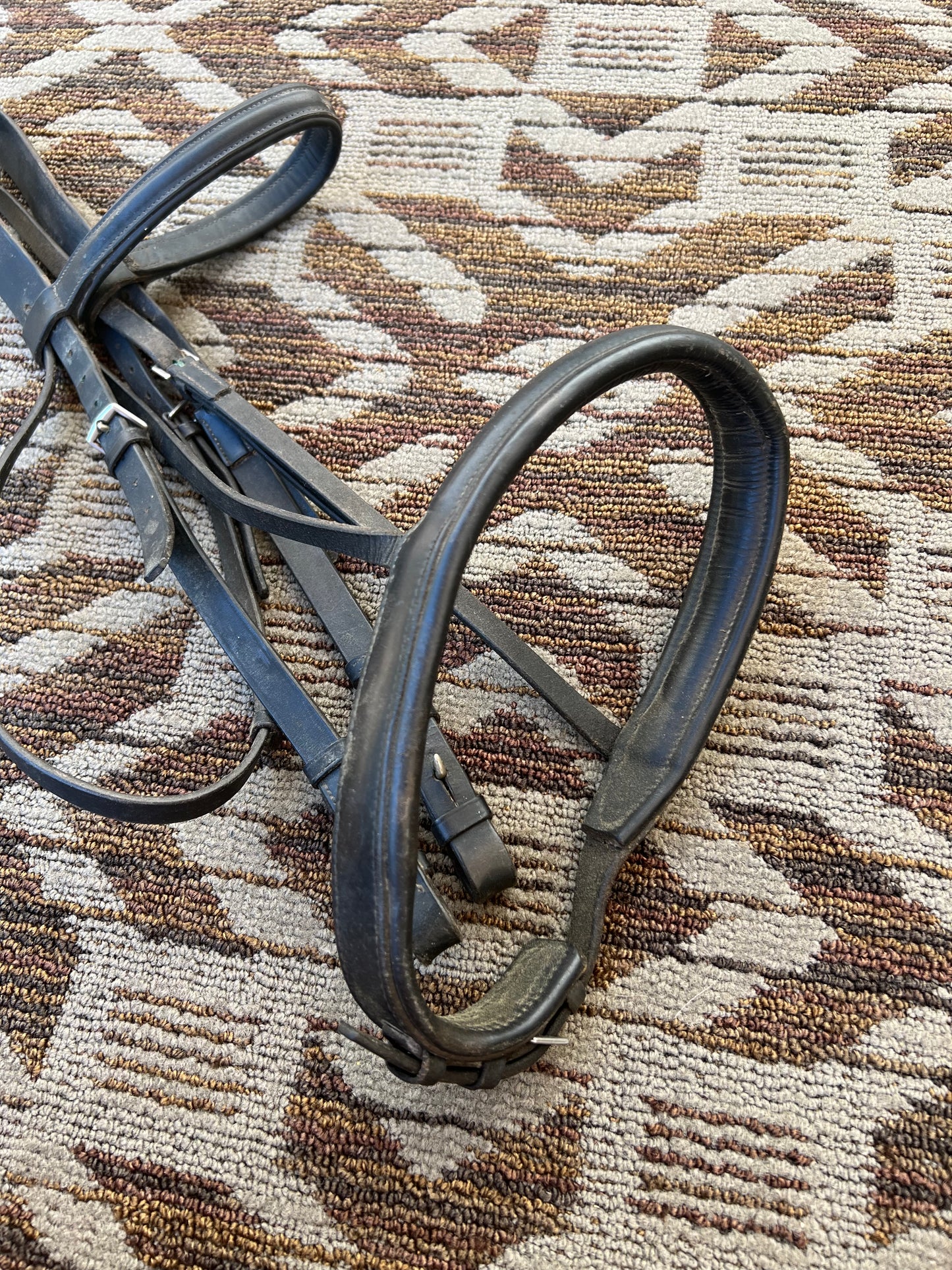 Black Dressage Bridle