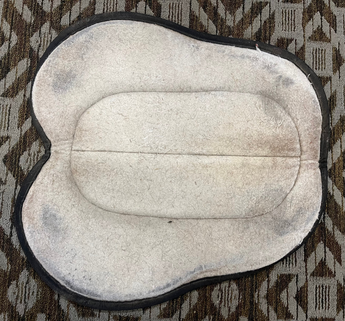 Green Round Skirt Saddle Pad
