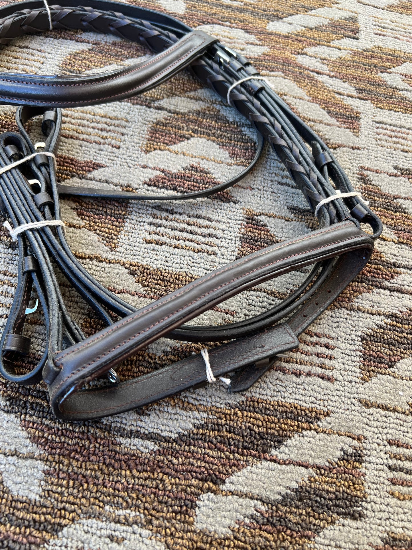 Brown Padded Pony Bridle w/ Matching Reins