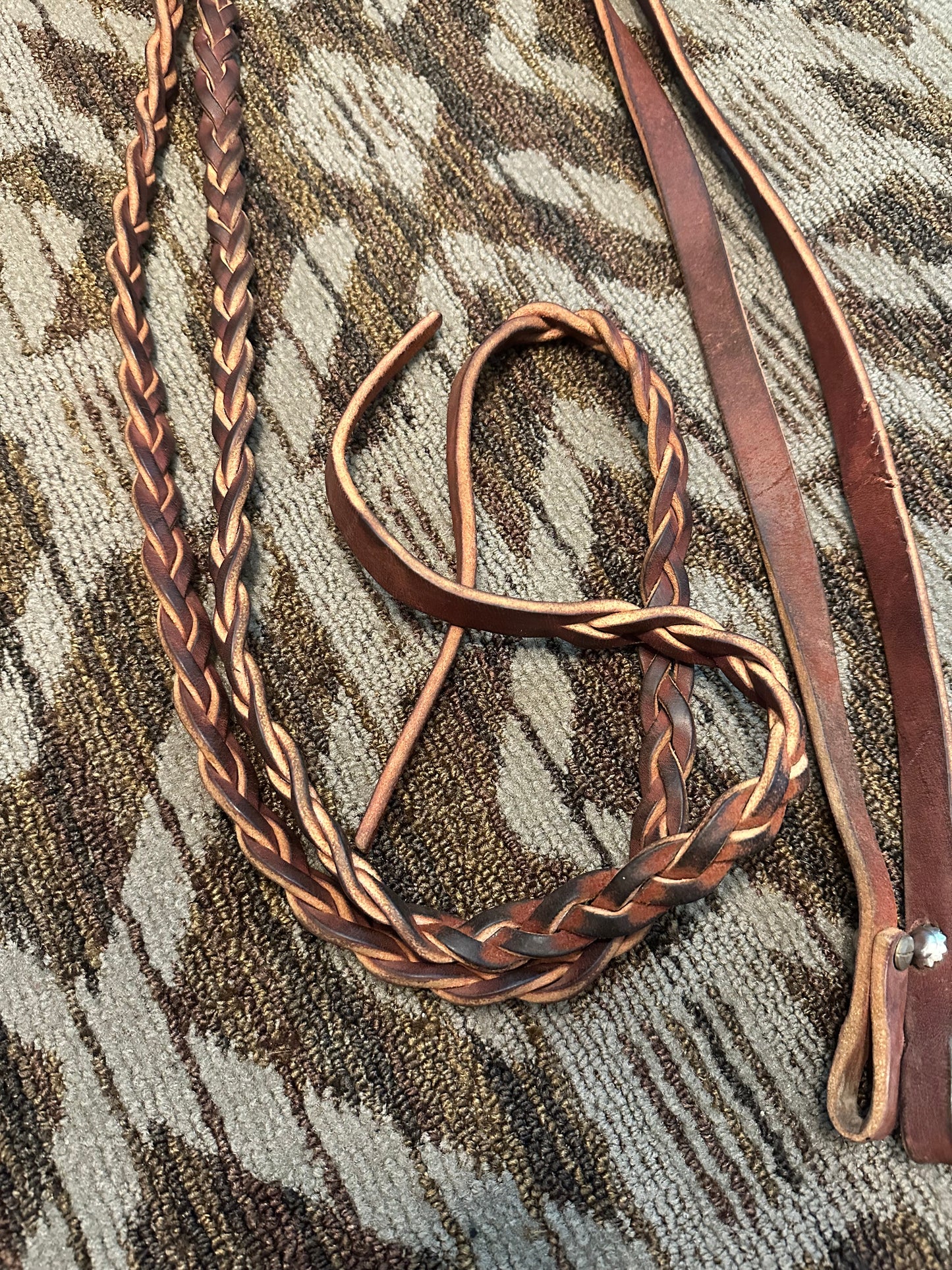 Braided Split Reins