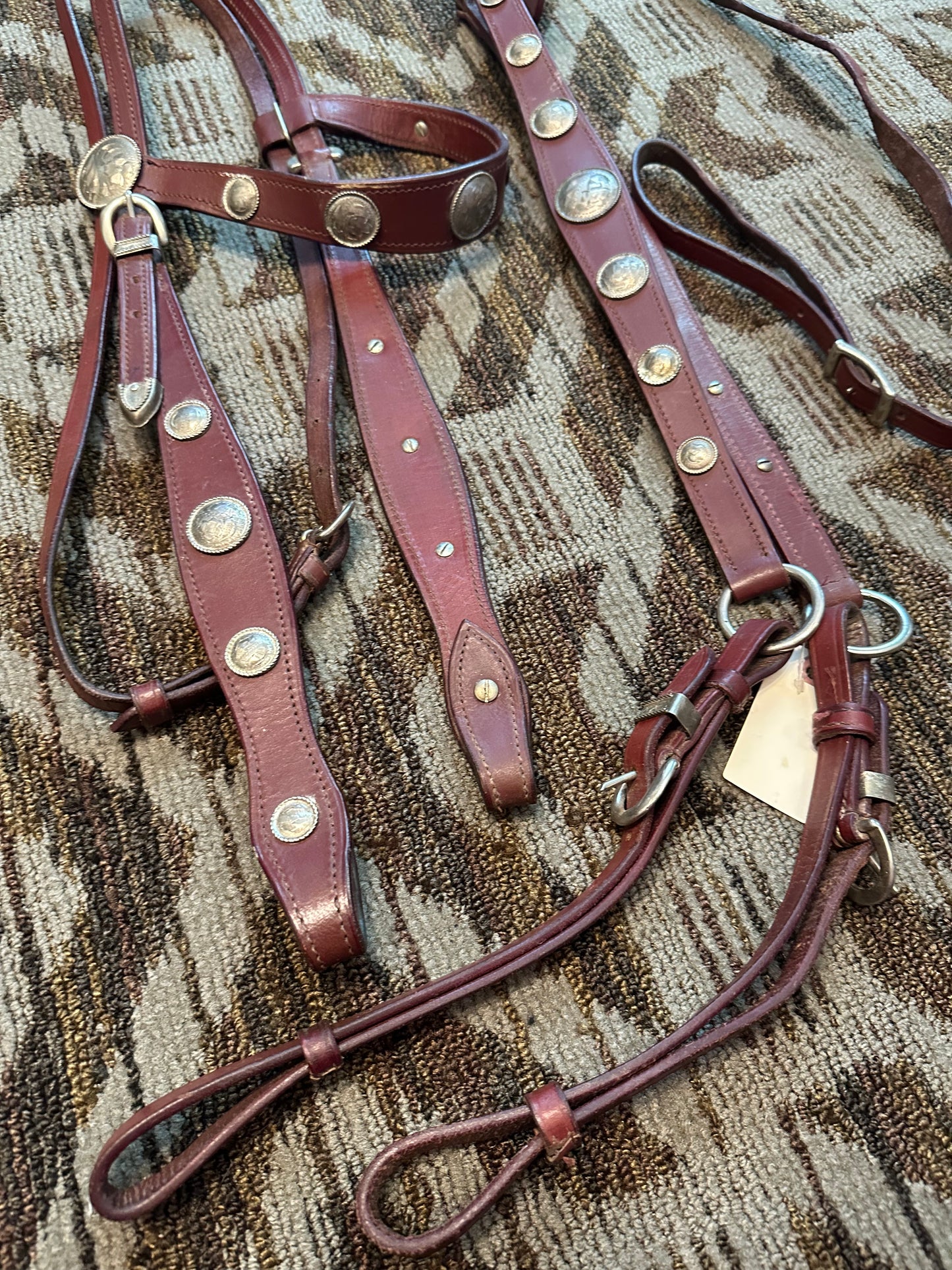 Leather Tack Set w/ Conchos