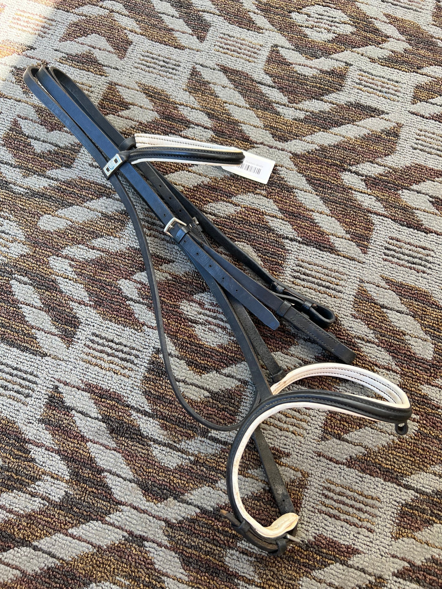Black/White Stubben Bridle