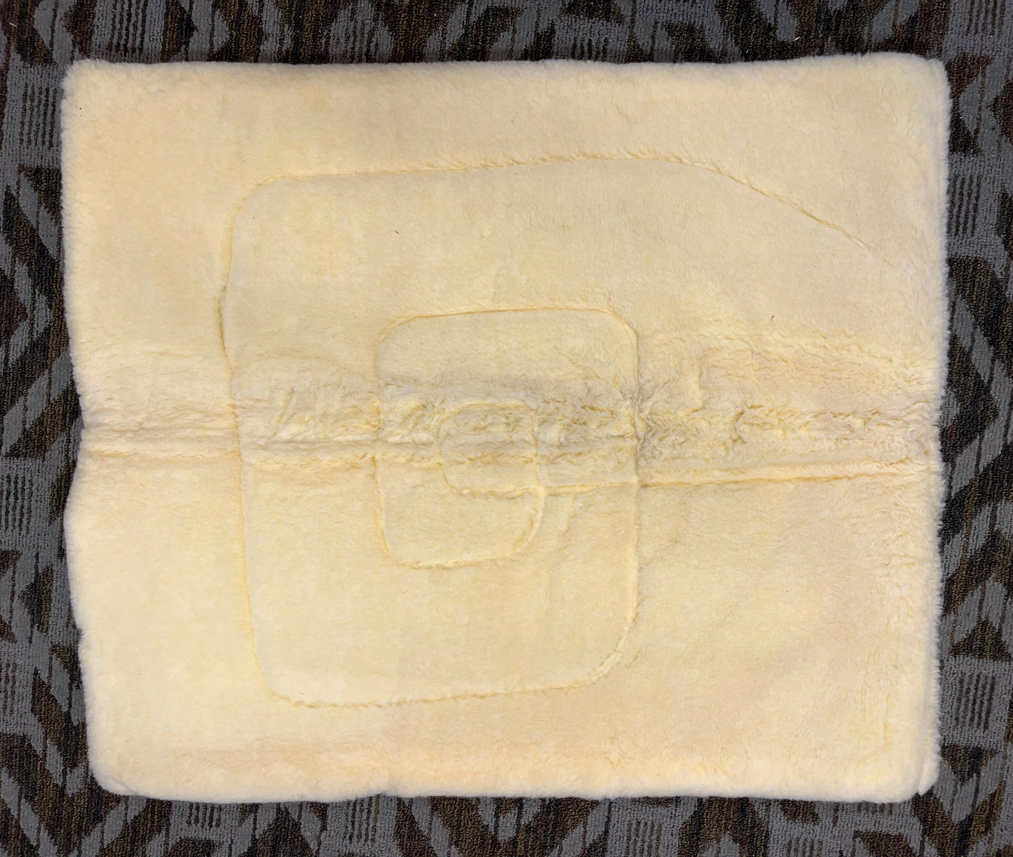 Brown Fleece Saddle Pad