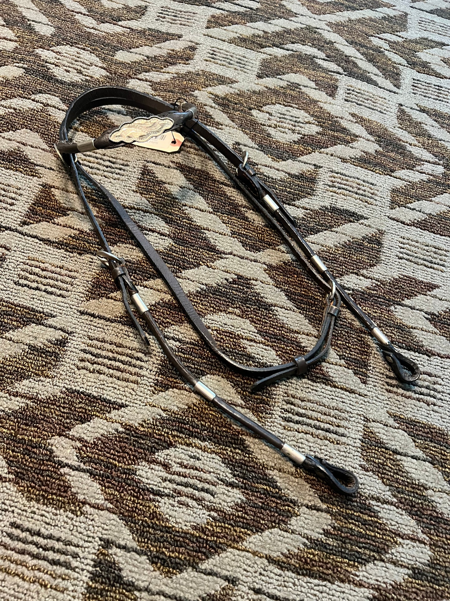 Rolled Silver Headstall