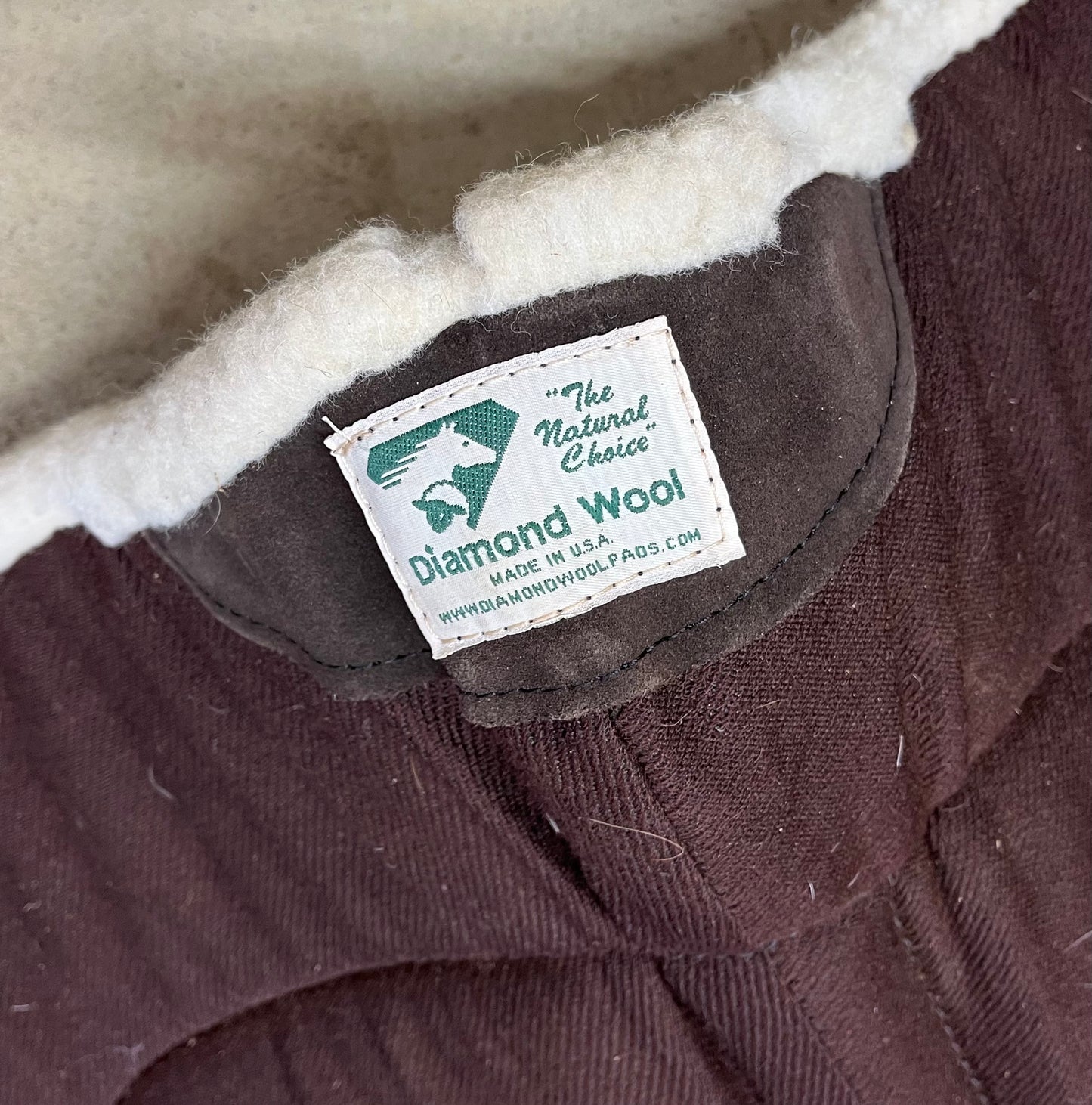 Diamond Wool Contoured Fleece Pad