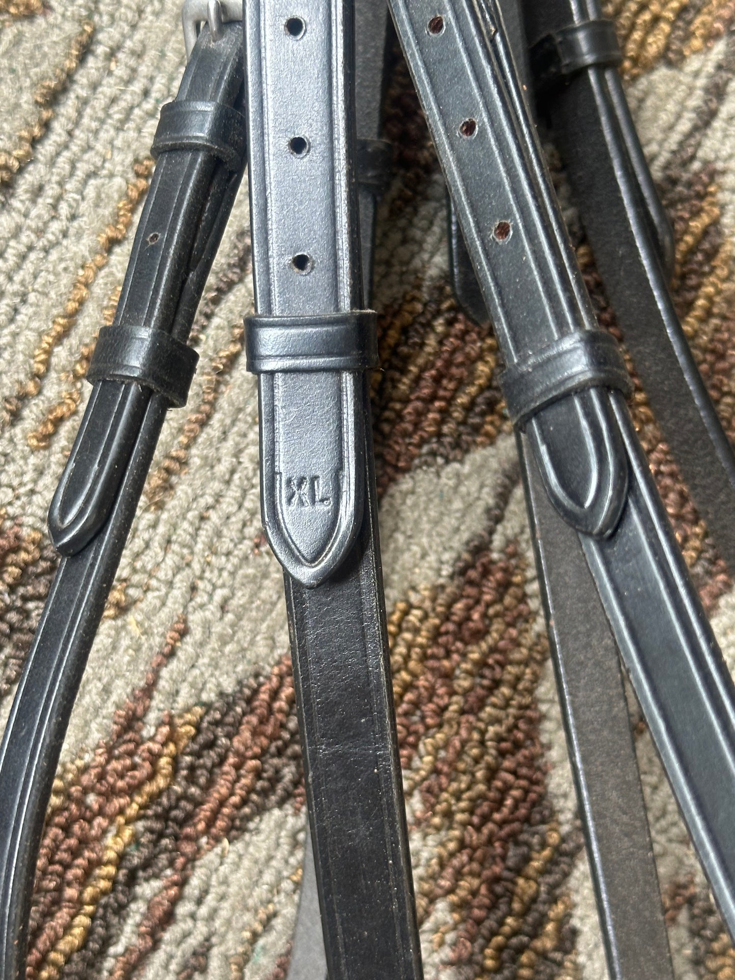 New Red Barn Padded Dressage Bridle w/ Matching Reins