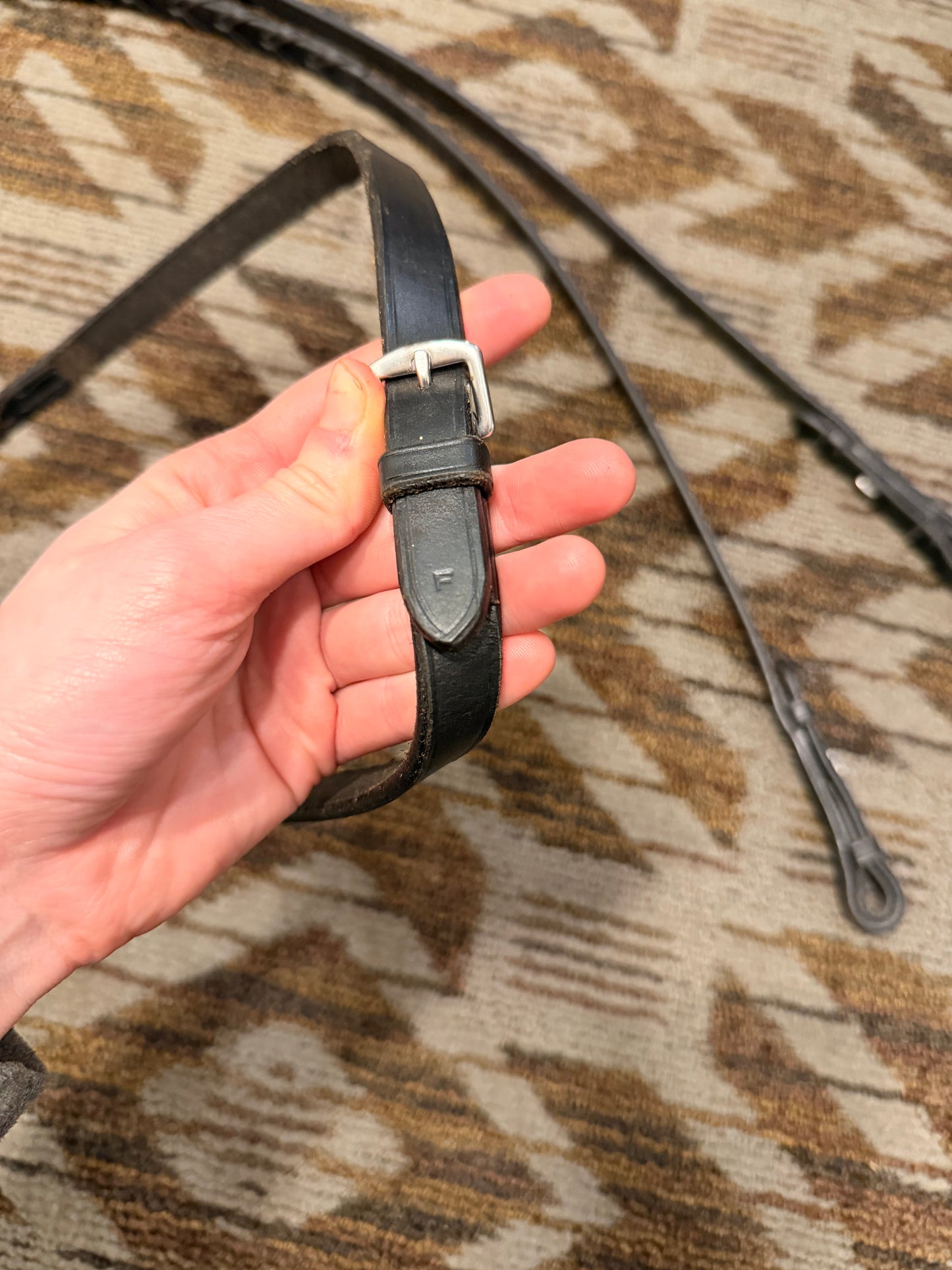 Soft Black Laced Reins