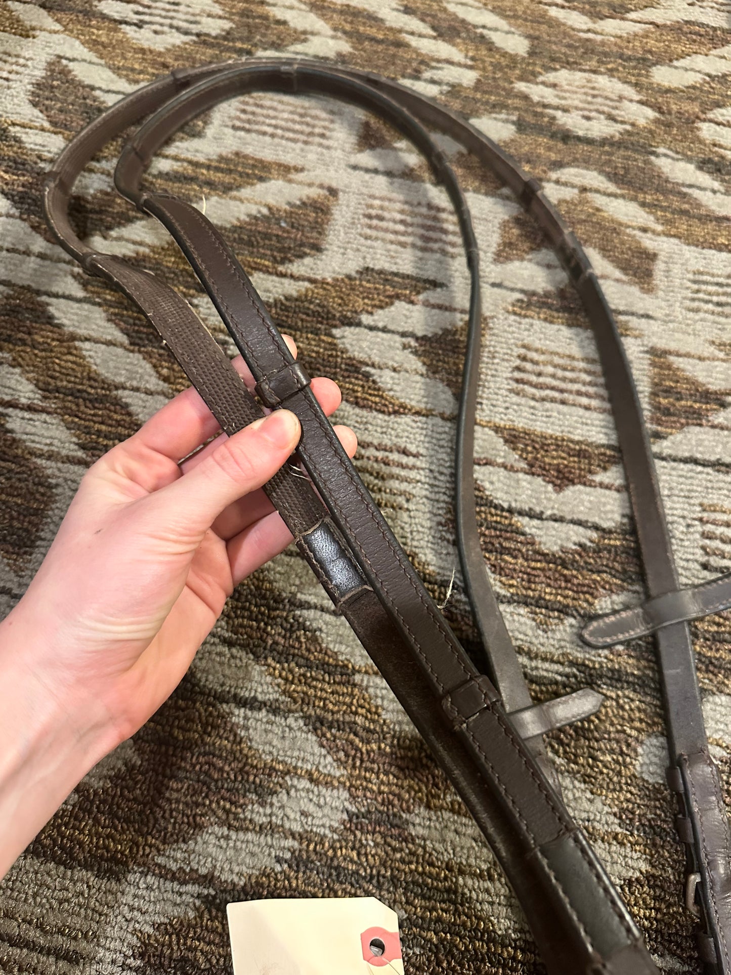 Halter Ego Leather/Rubber Reins