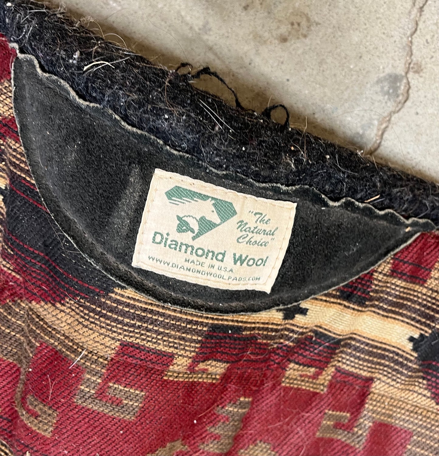 Diamond Wool Round Skirt Pad