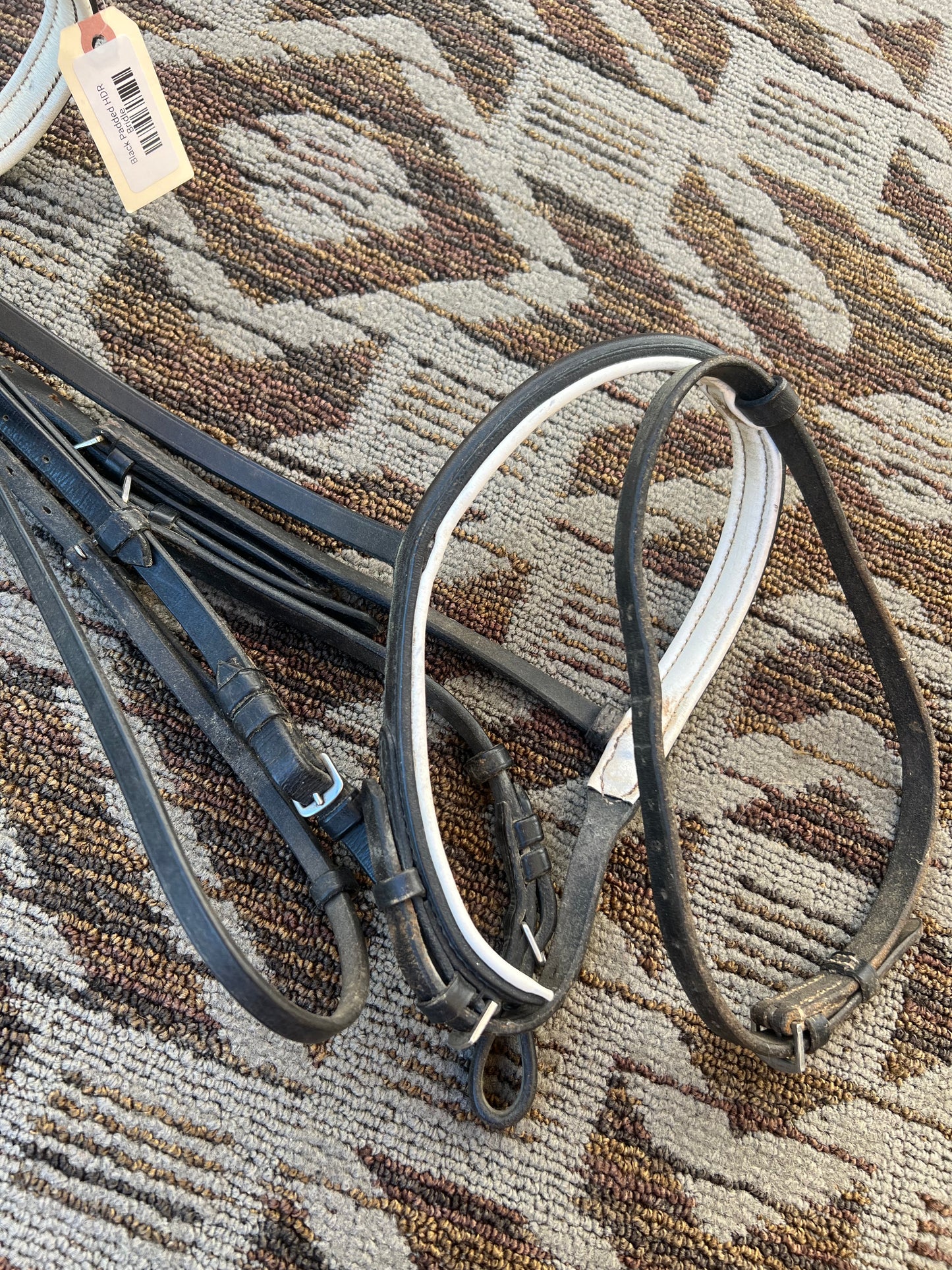 Black Padded HDR Bridle