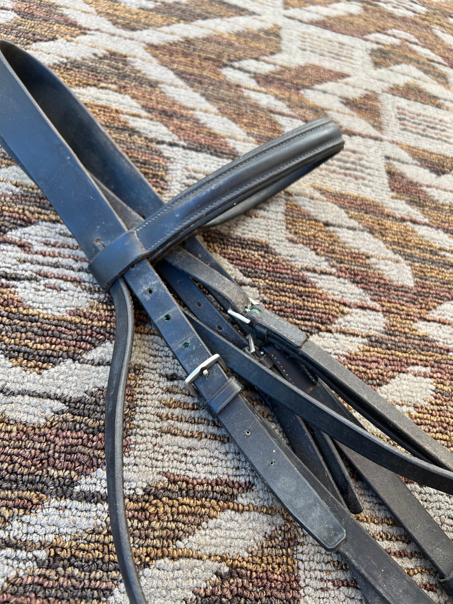 Black Dressage Bridle