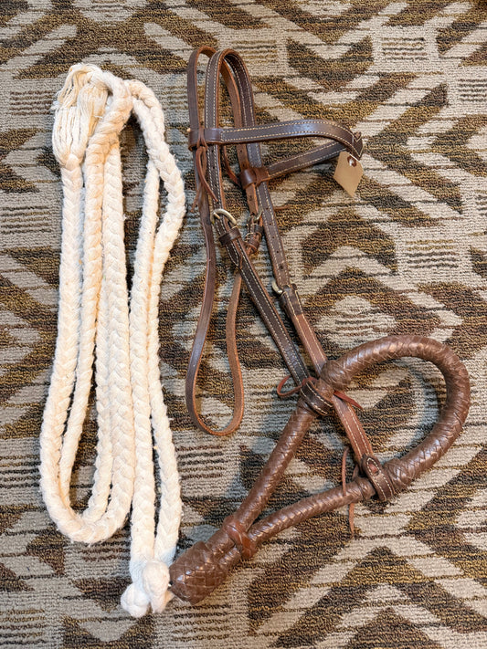 Bosal Set w/ Cotton Reins