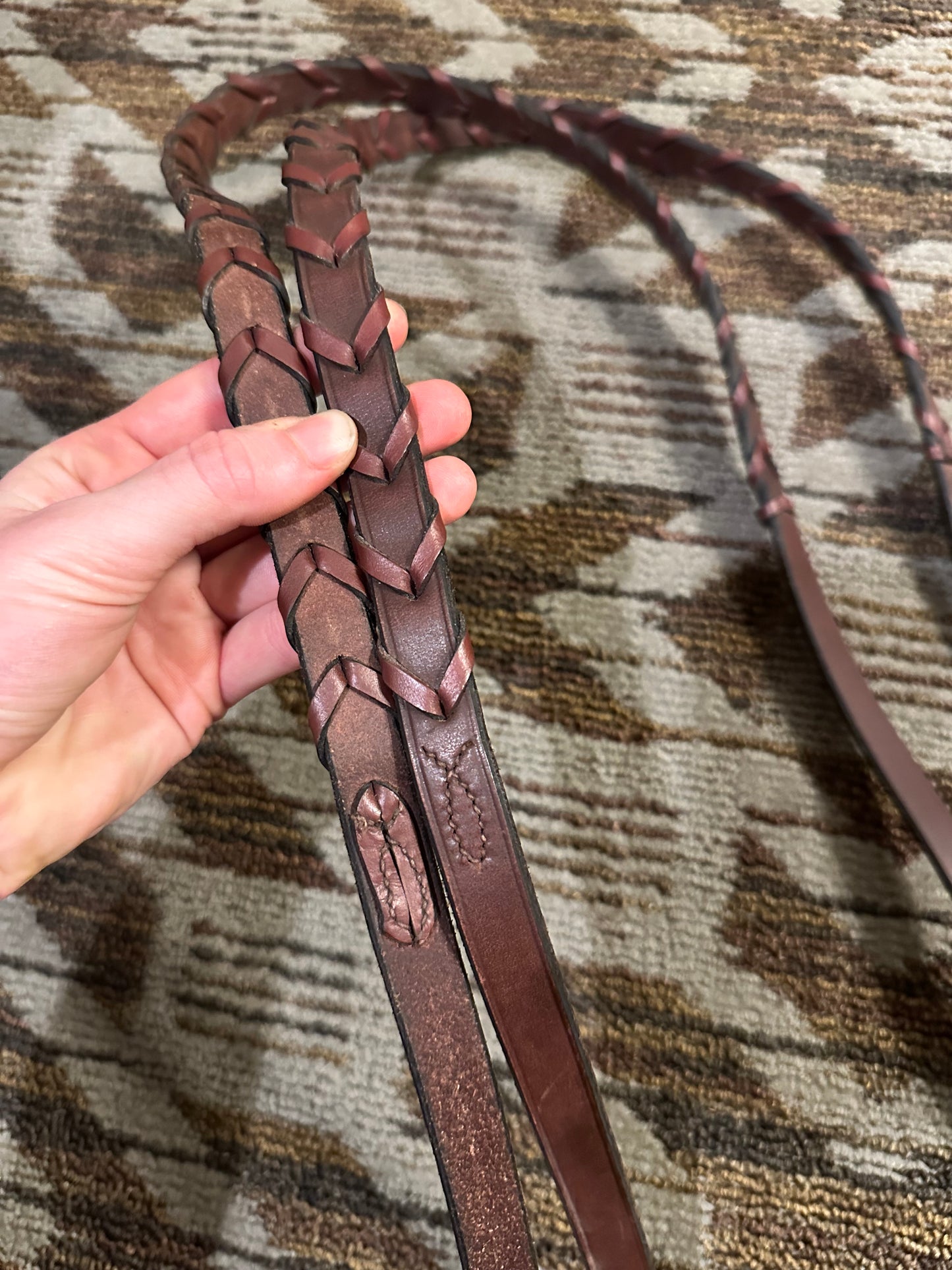 Brown Laced Reins