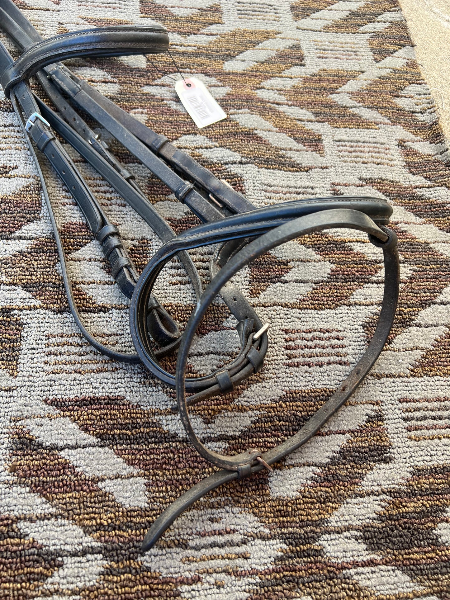 Black Dressage Bridle