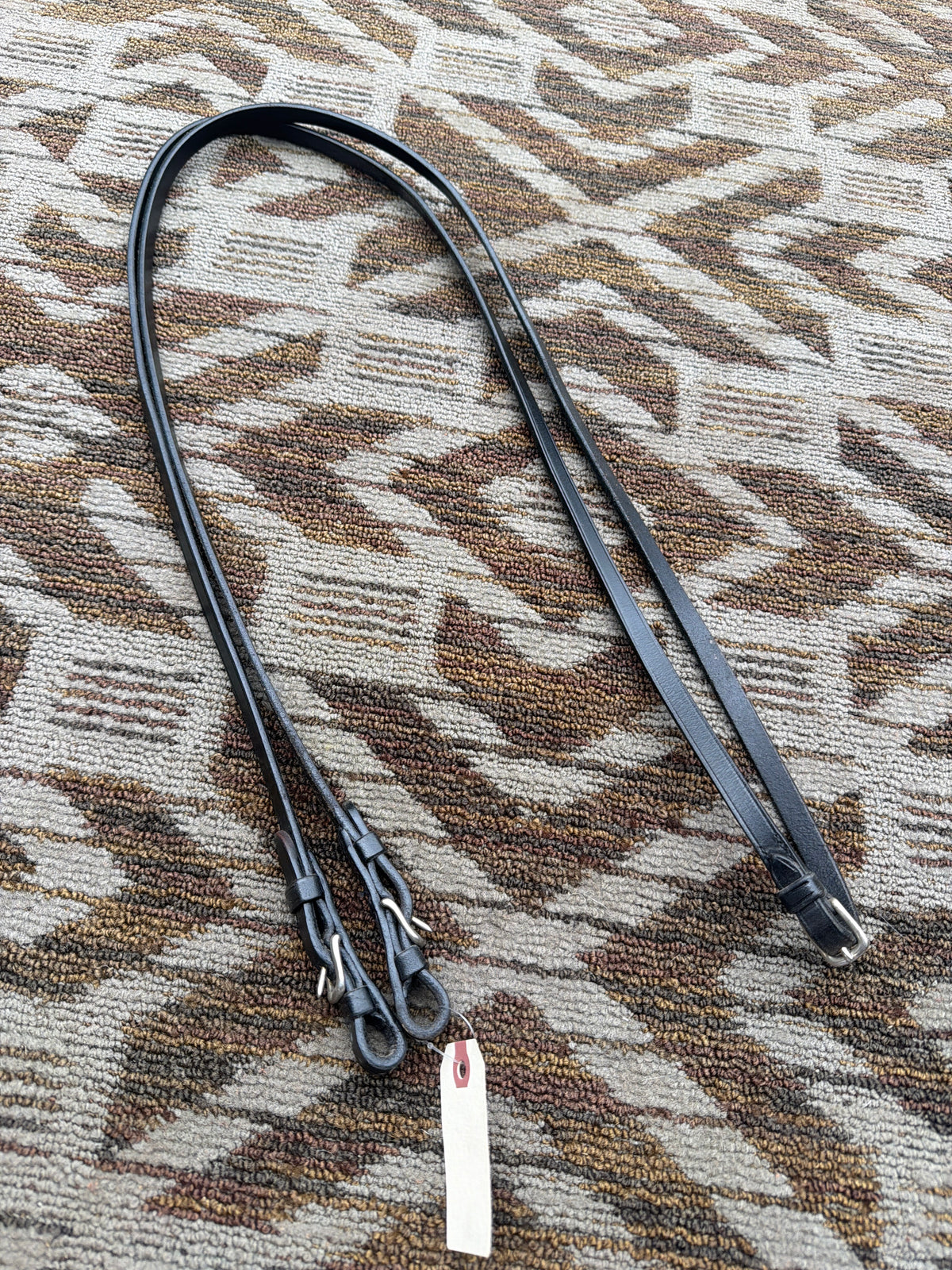 Black Flat Reins