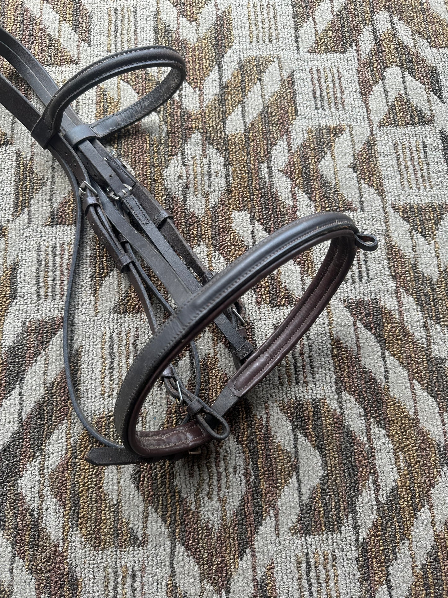 Brown Bridle w/ Padded Noseband