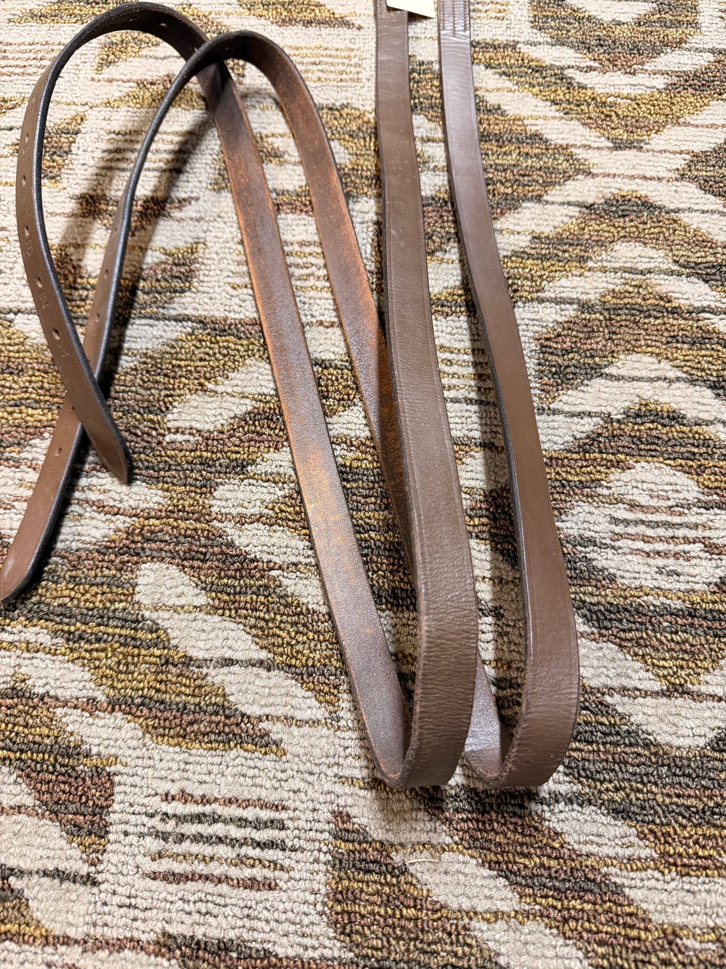 Brown Stirrup Leathers - 56”