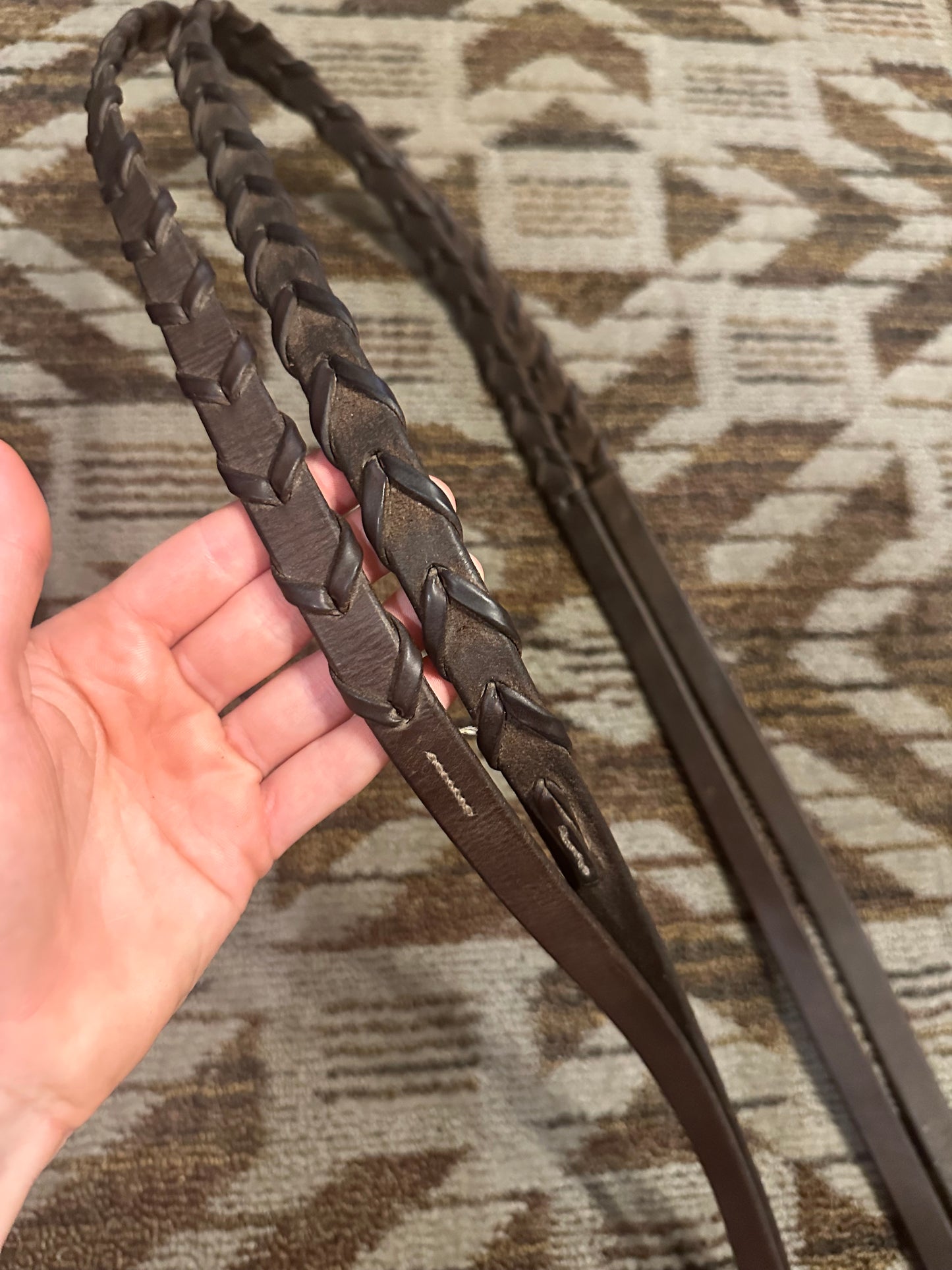 Brown Laced Reins