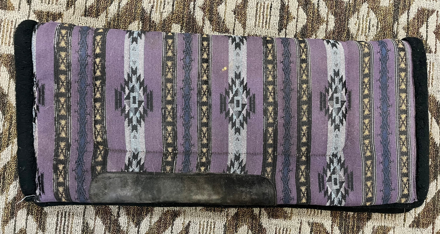 Purple Fleece Saddle Pad