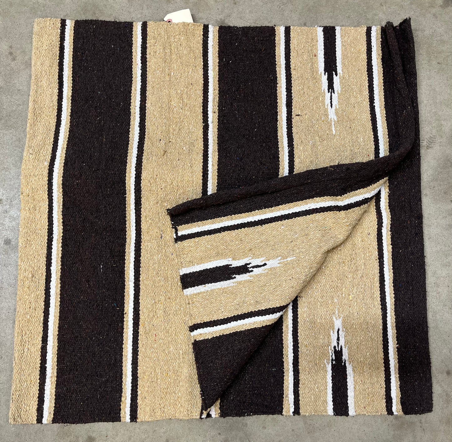 Tan & Brown Saddle Blanket