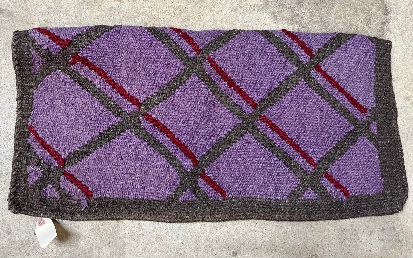 Purple Diamond Saddle Blanket