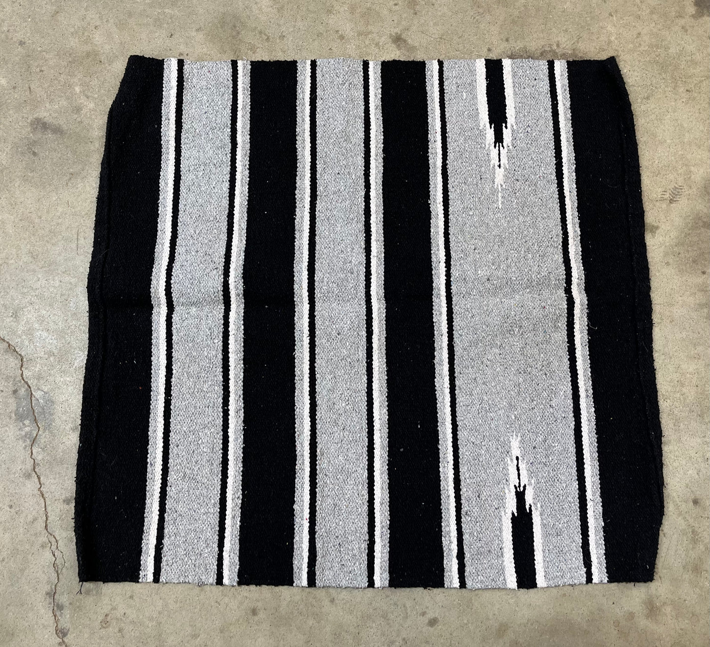 Gray & Black Saddle Blanket