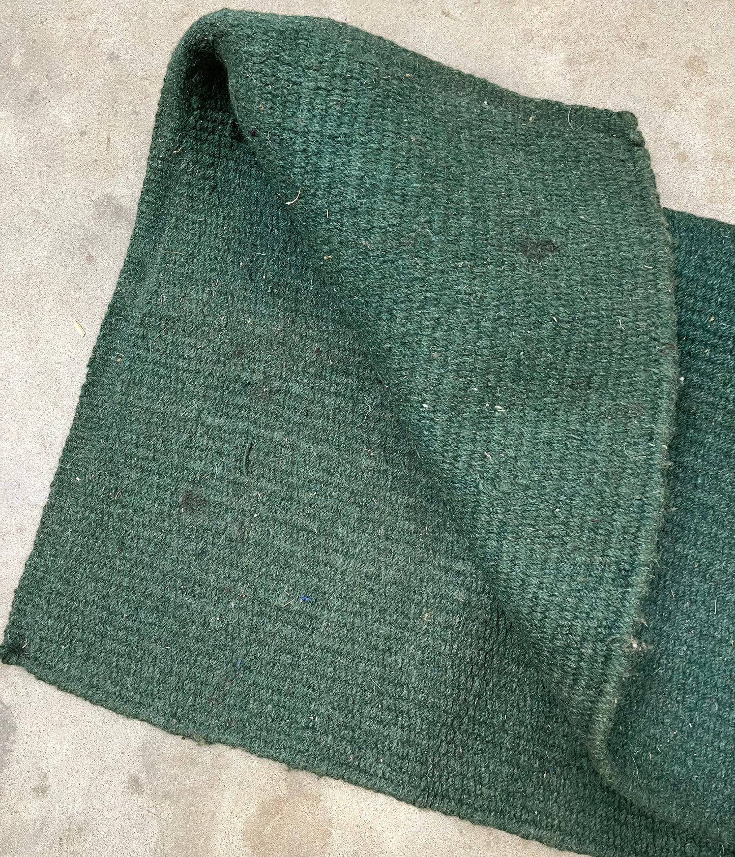 Hunter Green Saddle Blanket