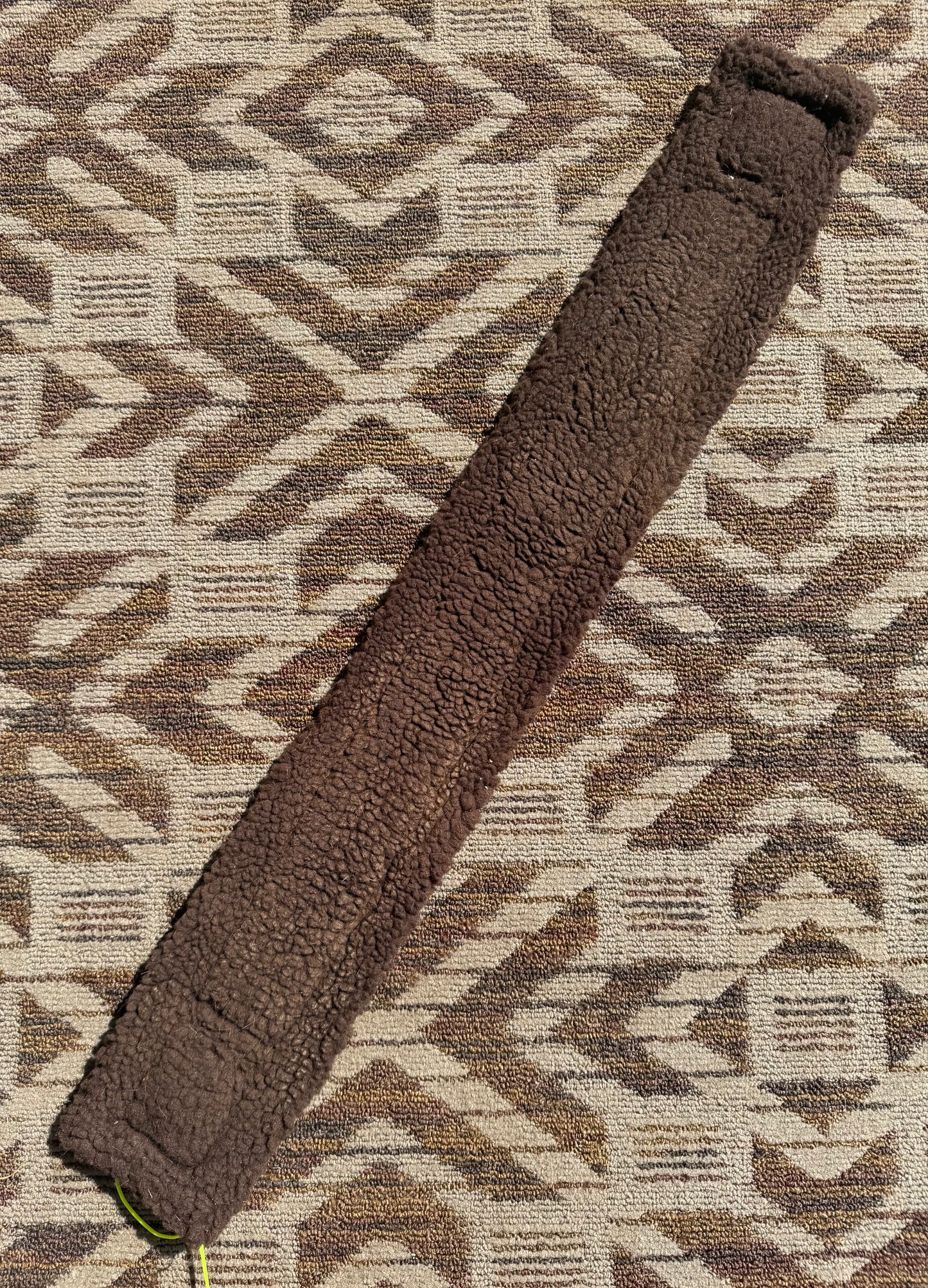 Brown Fleece Cinch - 34”