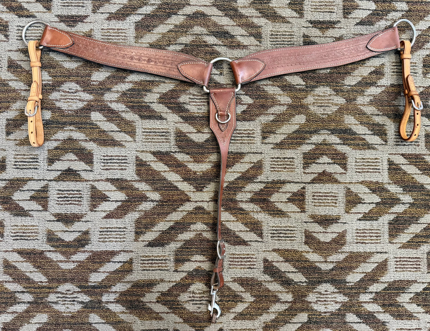 Tooled Western Breastcollar