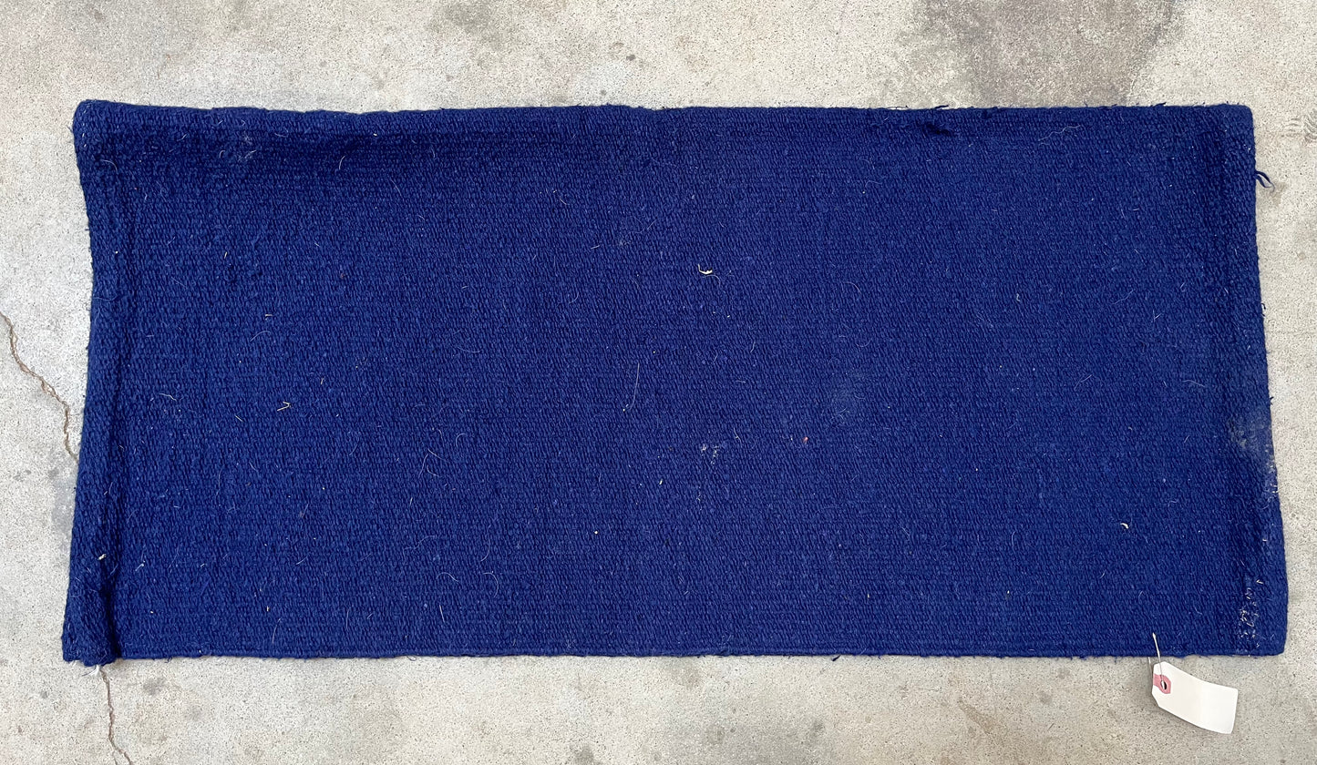 Navy Saddle Blanket