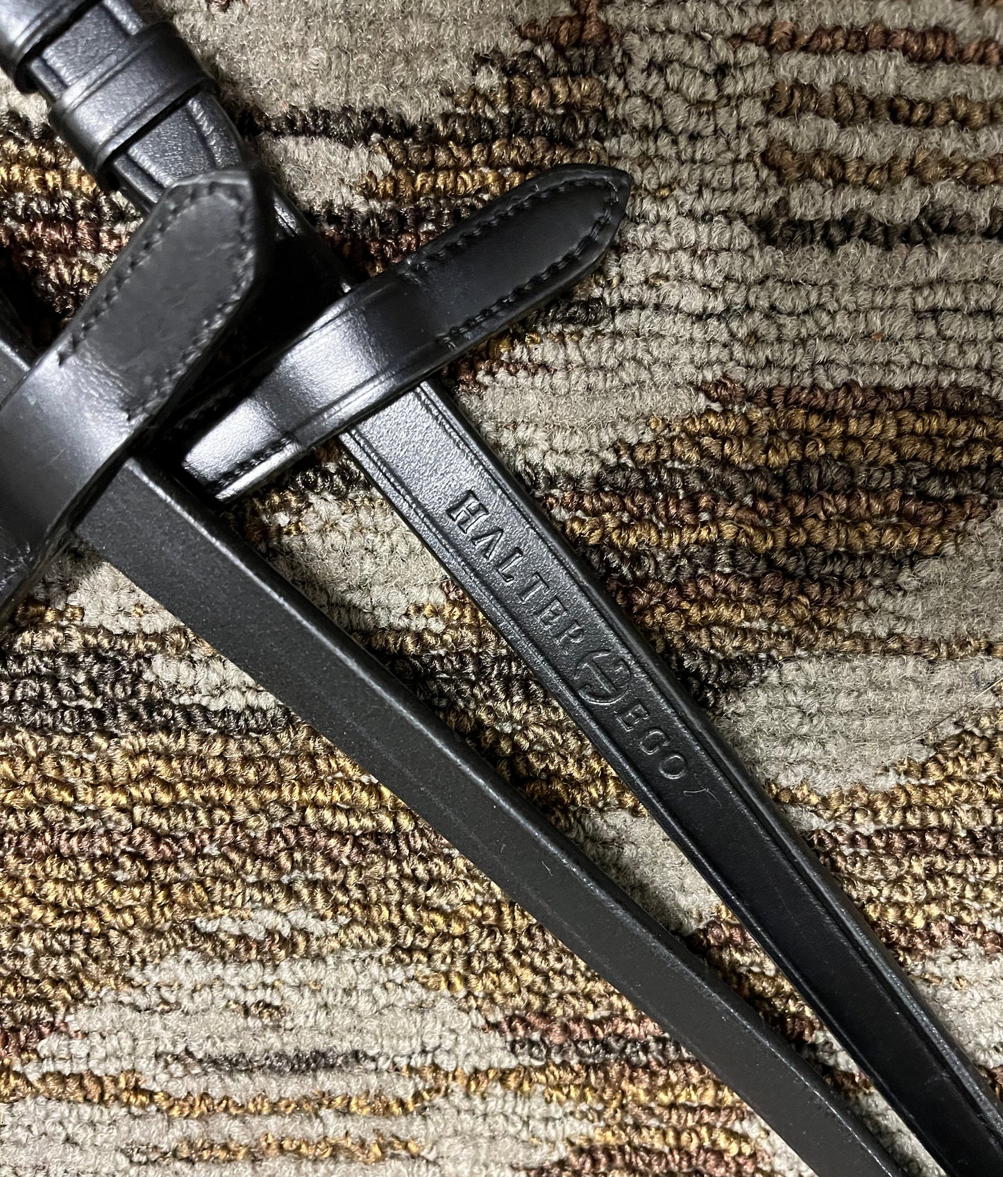 Halter Ego Grippy Leather Webbed Reins