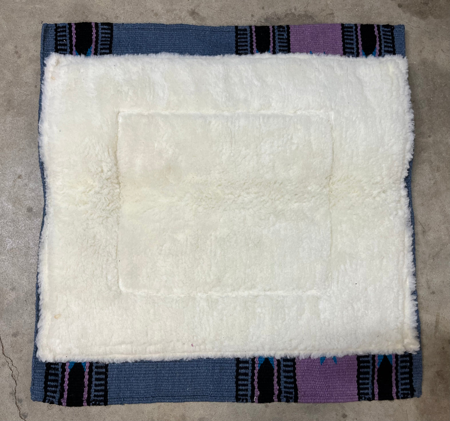 Blue/Purple Fleece Wool Top