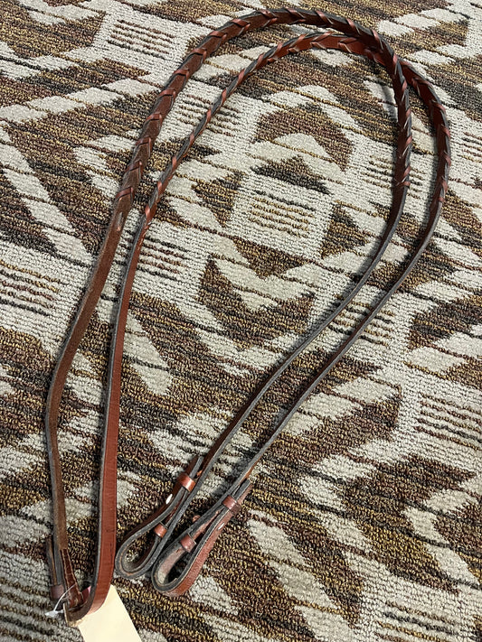 Chestnut Laced Reins