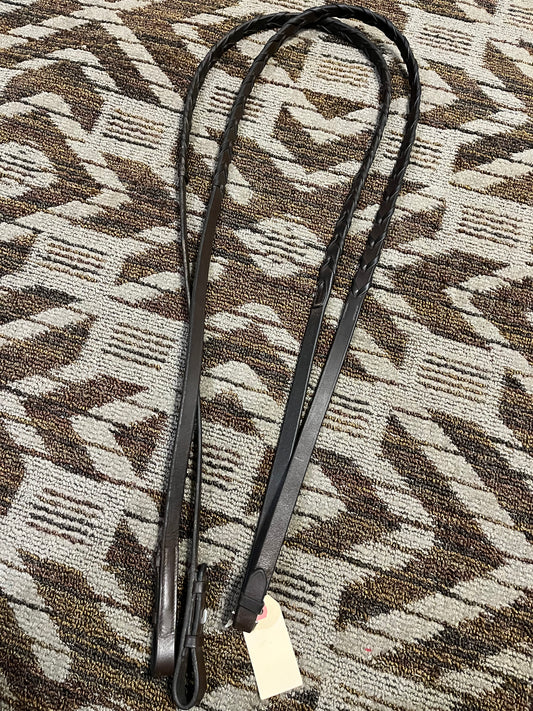 Dark Brown Laced Reins