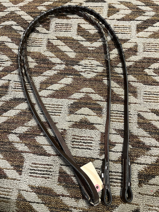 Dark Brown Laced Reins